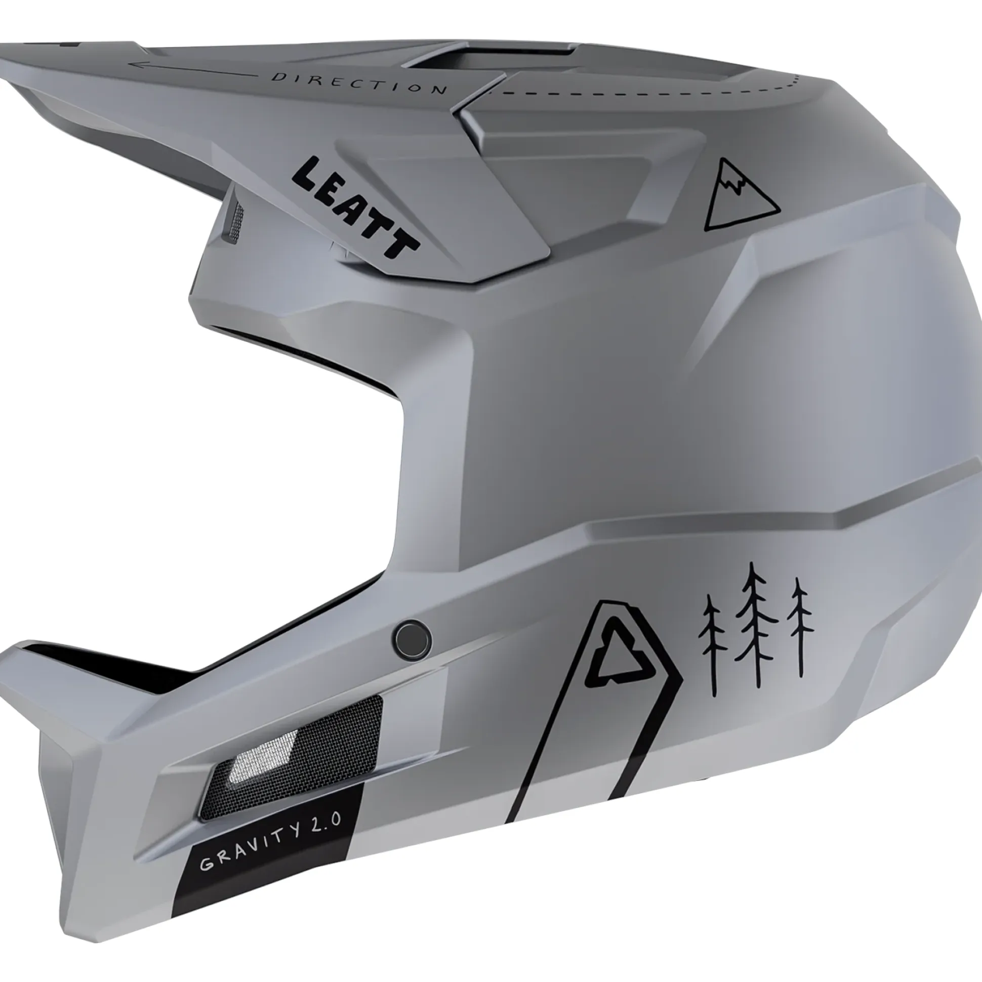 Casco Leatt MTB Gravity 2.0 - Grigio