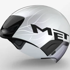 Casco Met Codatronca - Bianco nero