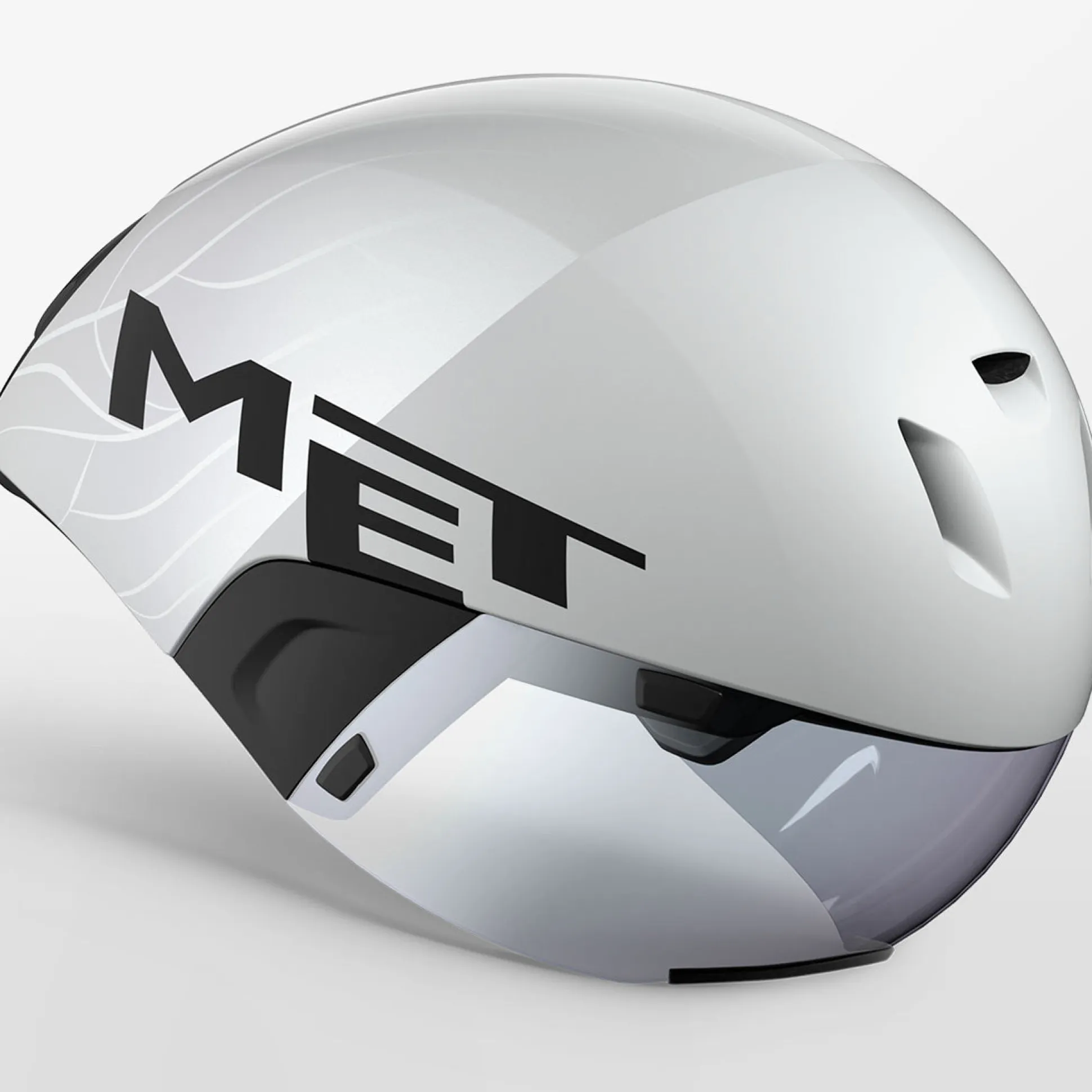 Casco Met Codatronca - Bianco nero