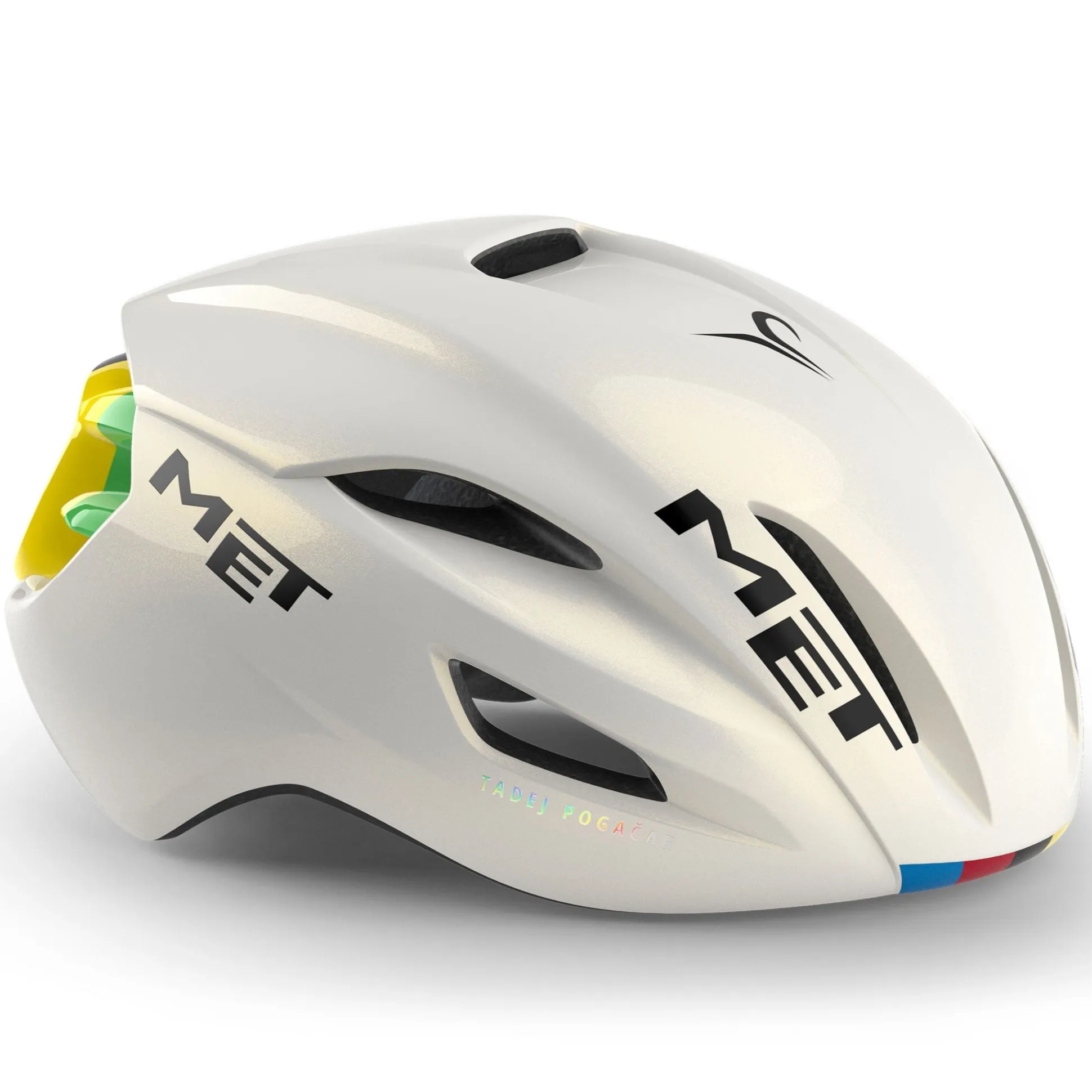 Casco Met Manta Mips Tadej Pogacar - Rainbow Edition