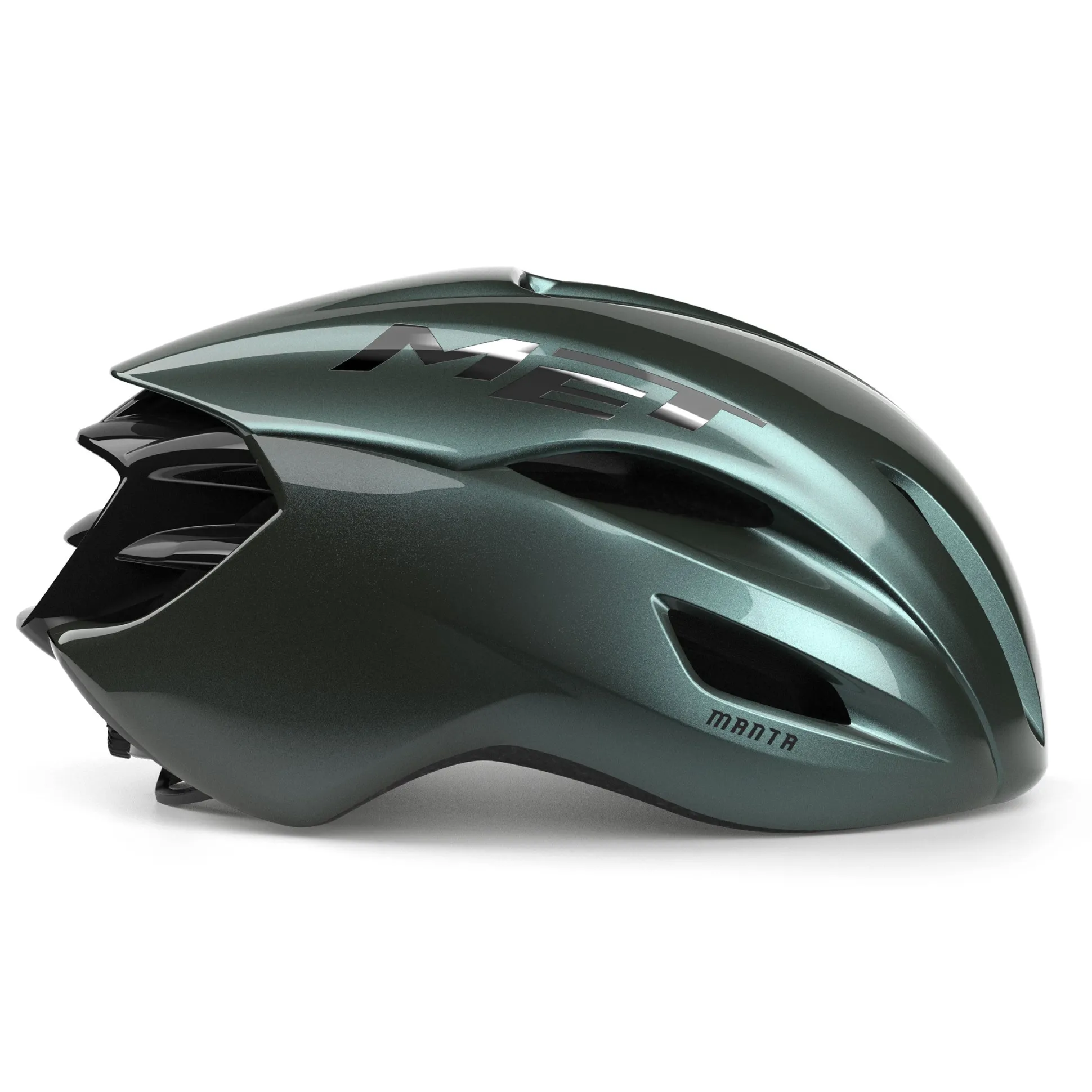 Casco Met Manta Mips - Verde blu