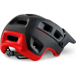 Casco Met Terranova - Nero rosso