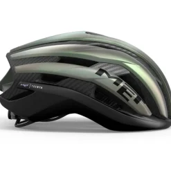 Casco Met Trenta 3K Carbon Mips - Verde grigio