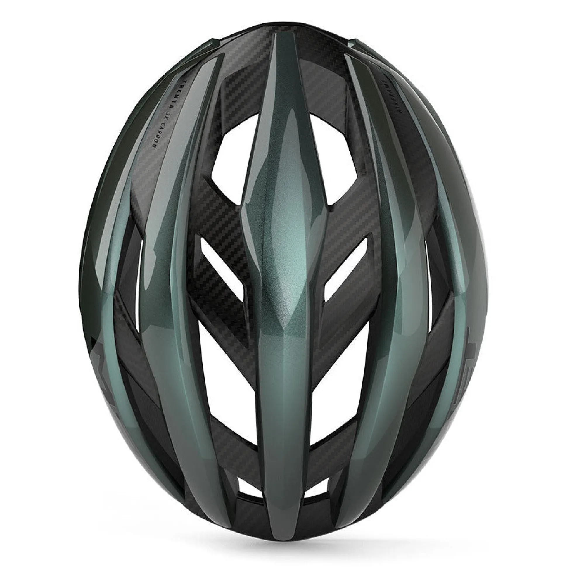Casco Met Trenta 3K Carbon Mips - Verde lucido