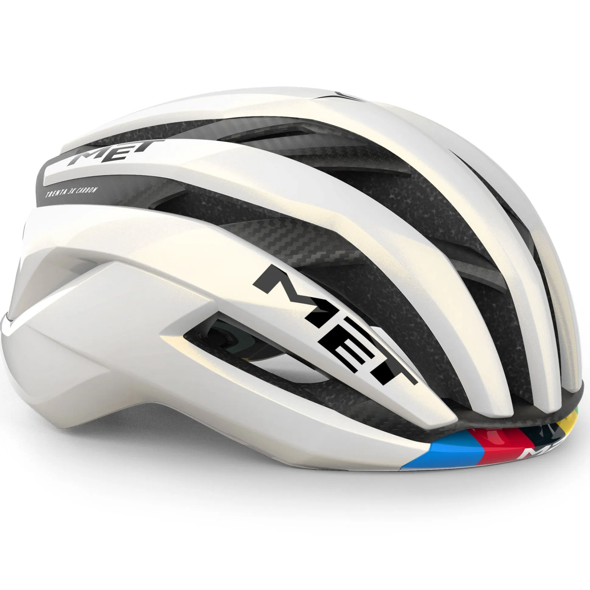 Casco Met Trenta 3K Carbon Mips Tadej Pogacar - Rainbow Limited Edition