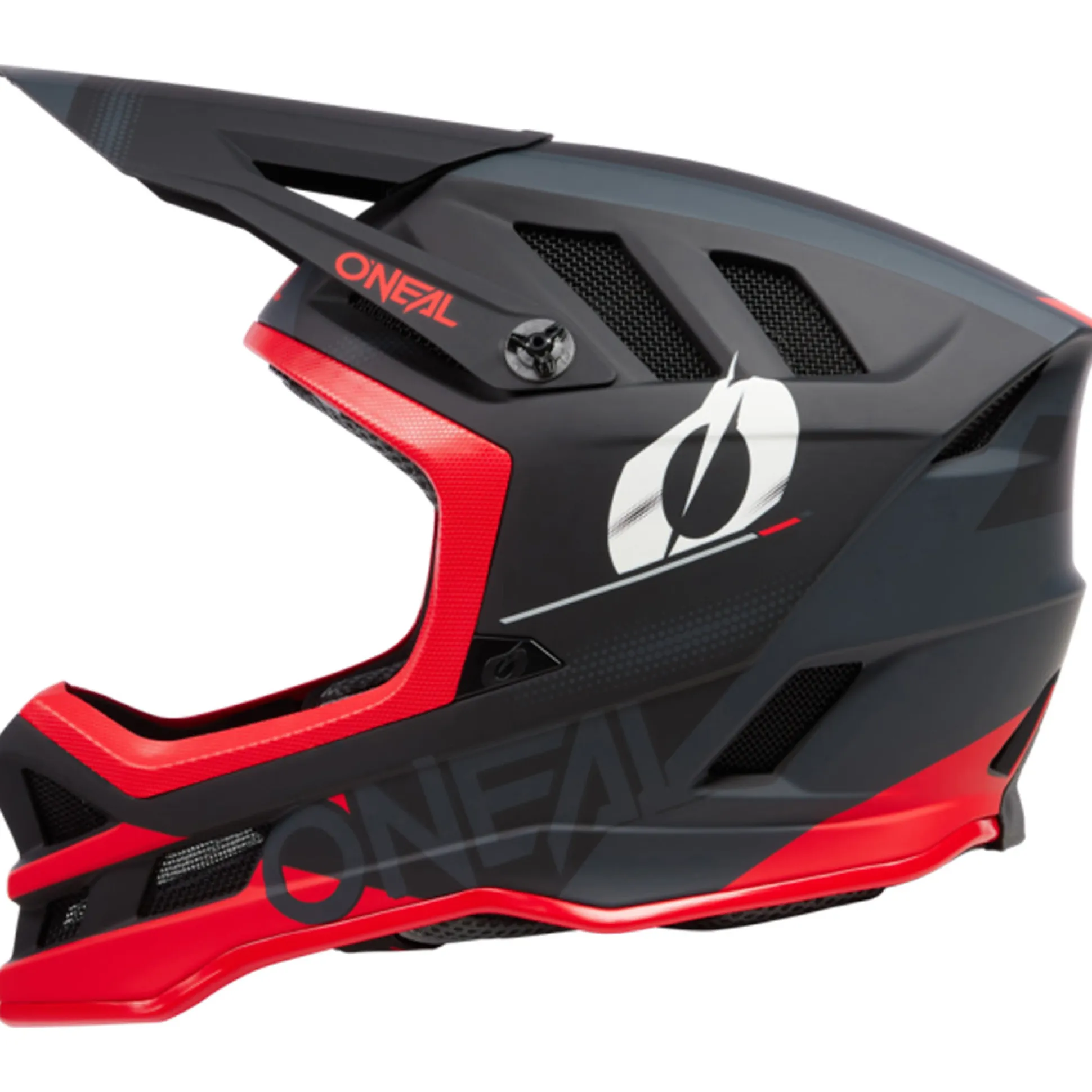 Casco O'neal Blade Polyacrylite Haze - Nero rosso