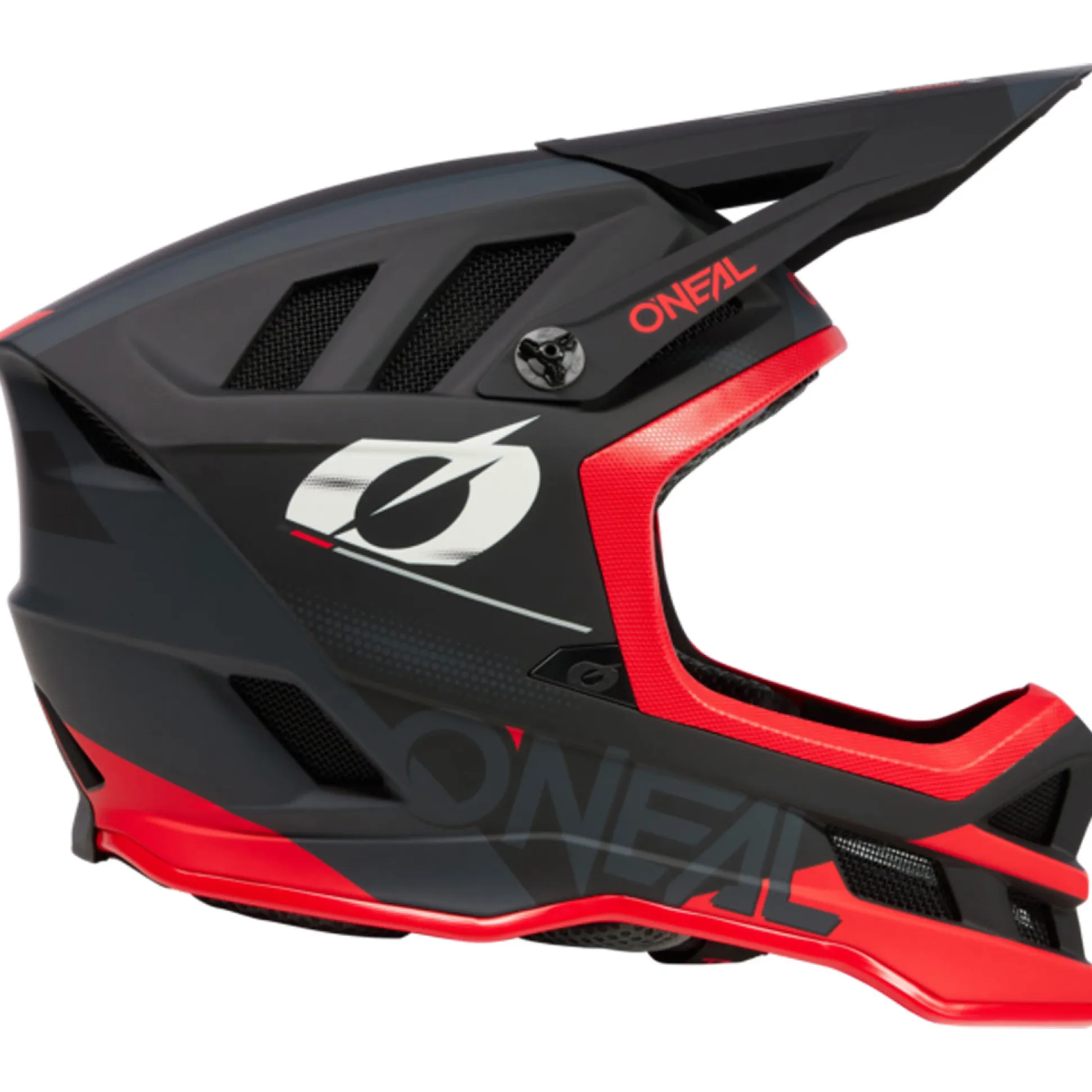 Casco O'neal Blade Polyacrylite Haze - Nero rosso