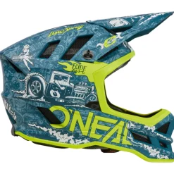 Casco O'neal Blade Polyacrylite HR - Blu verde