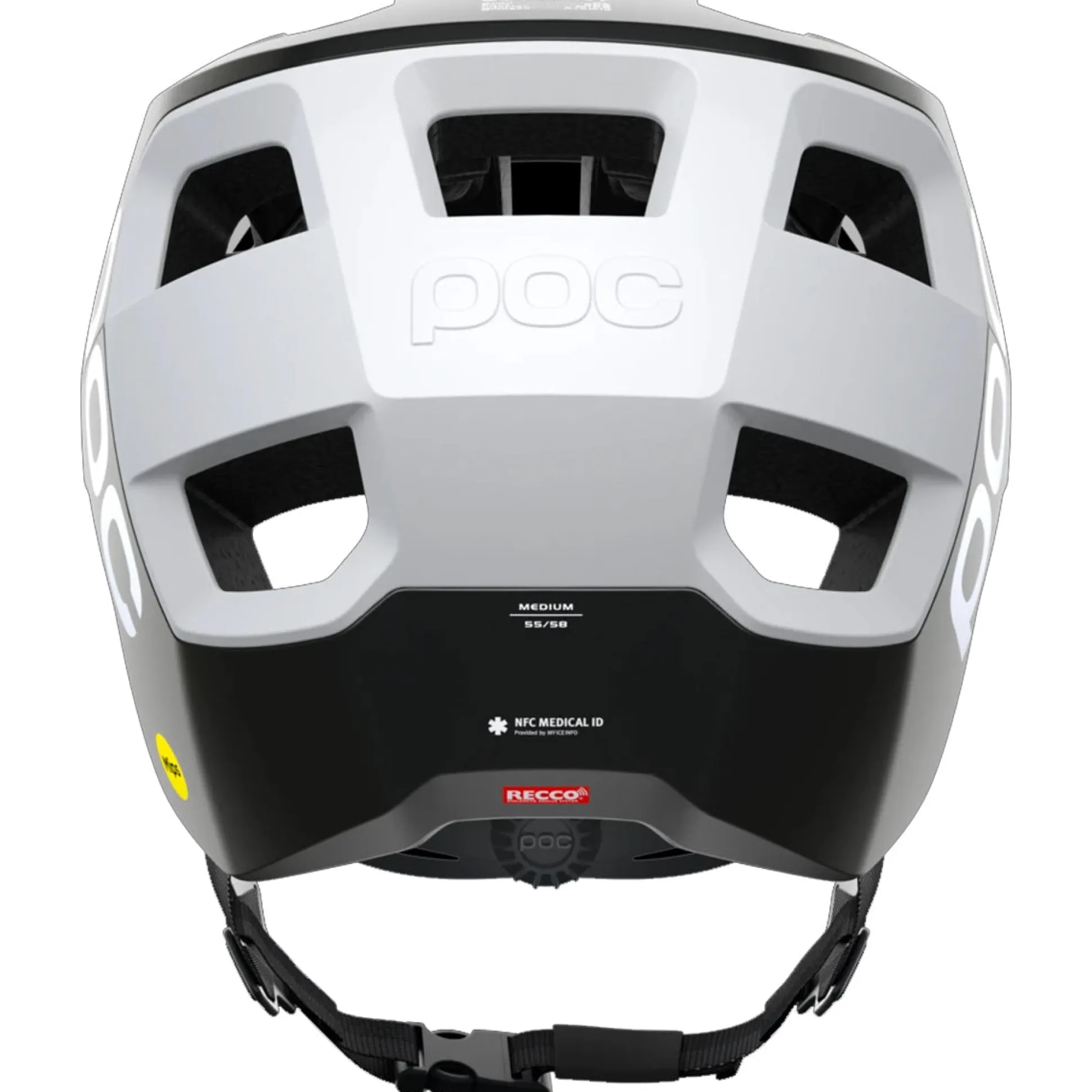 Casco Poc Kortal Race MIPS - Nero bianco