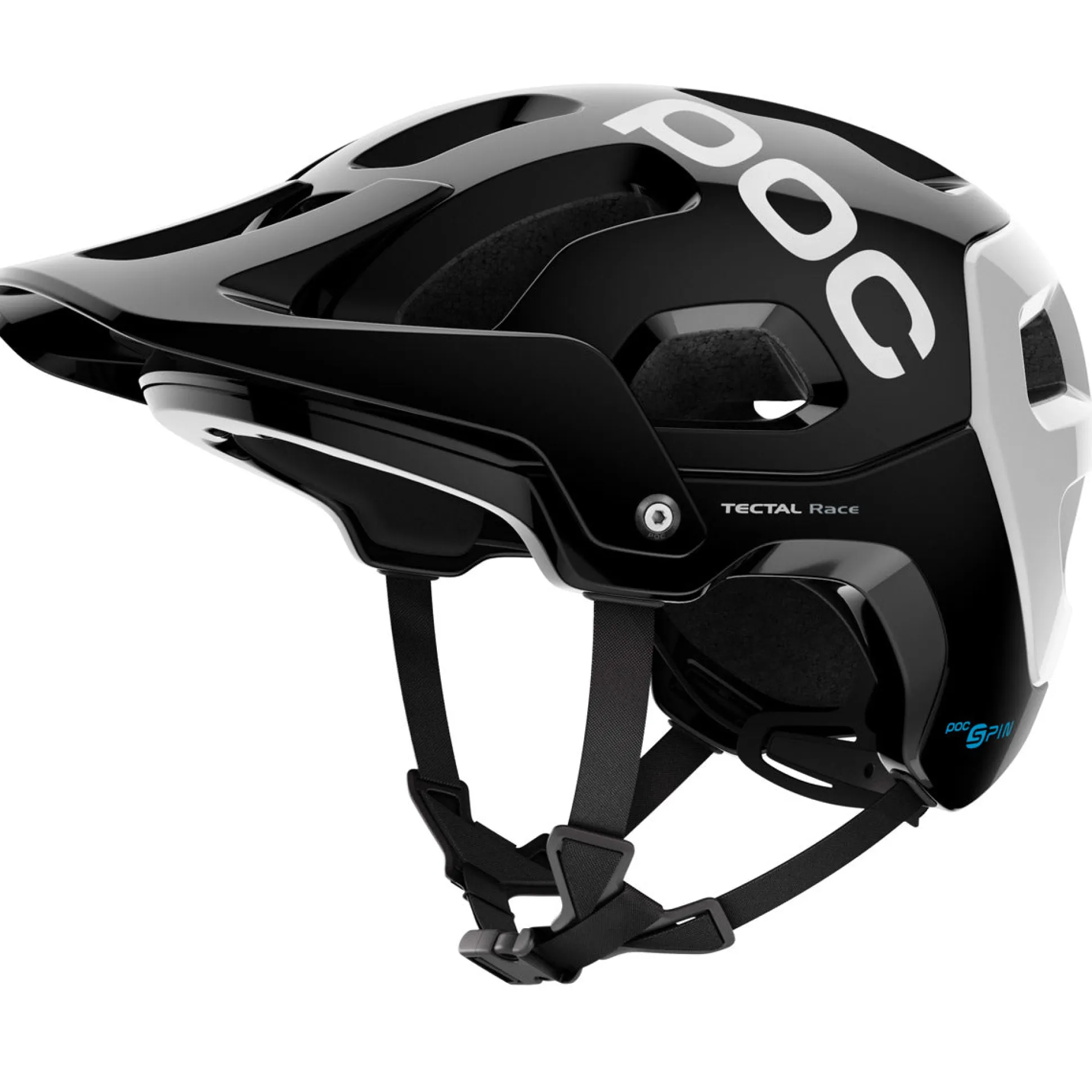 Casco Poc Tectal Race Spin - Nero bianco