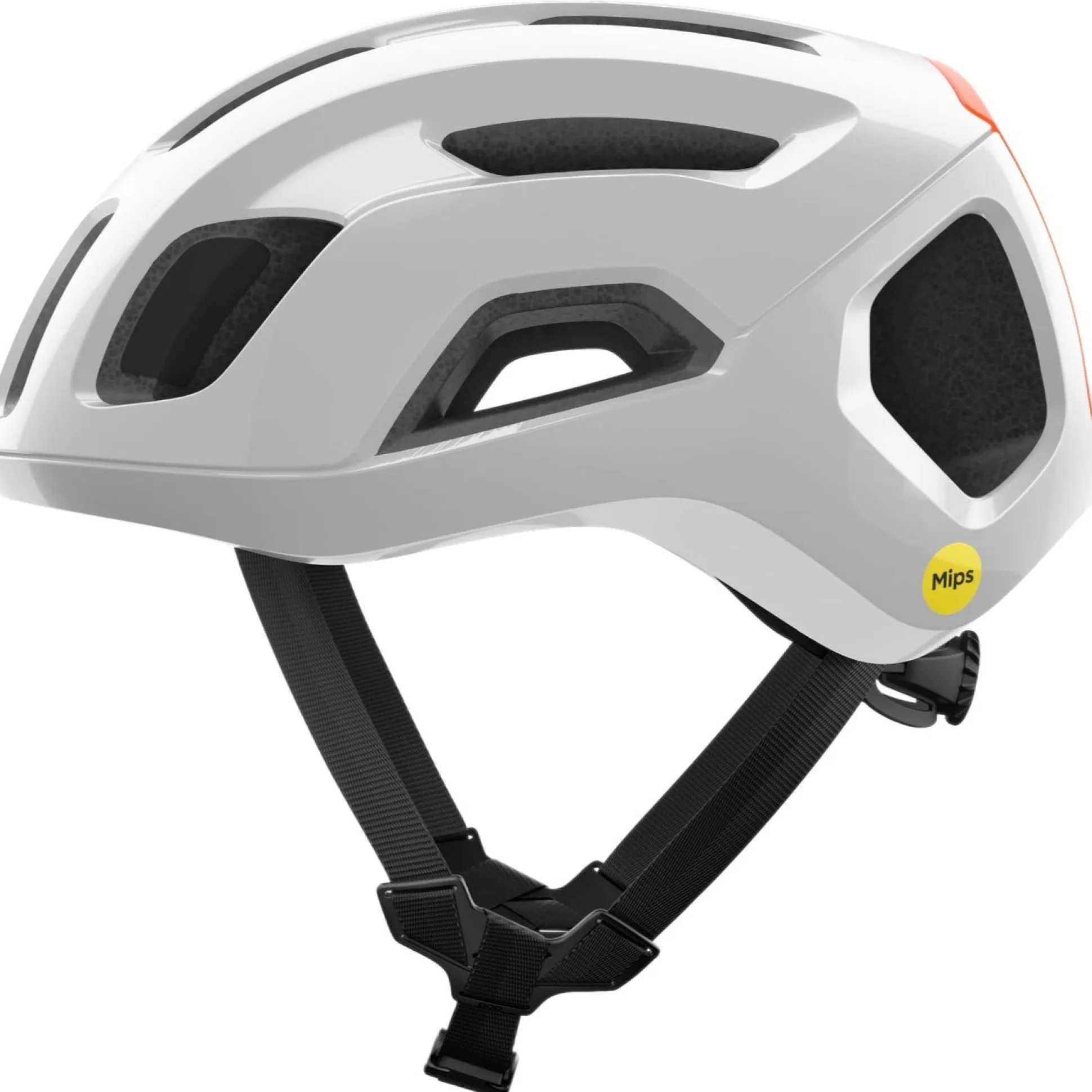 Casco Poc Ventral Air Mips - Bianco arancio
