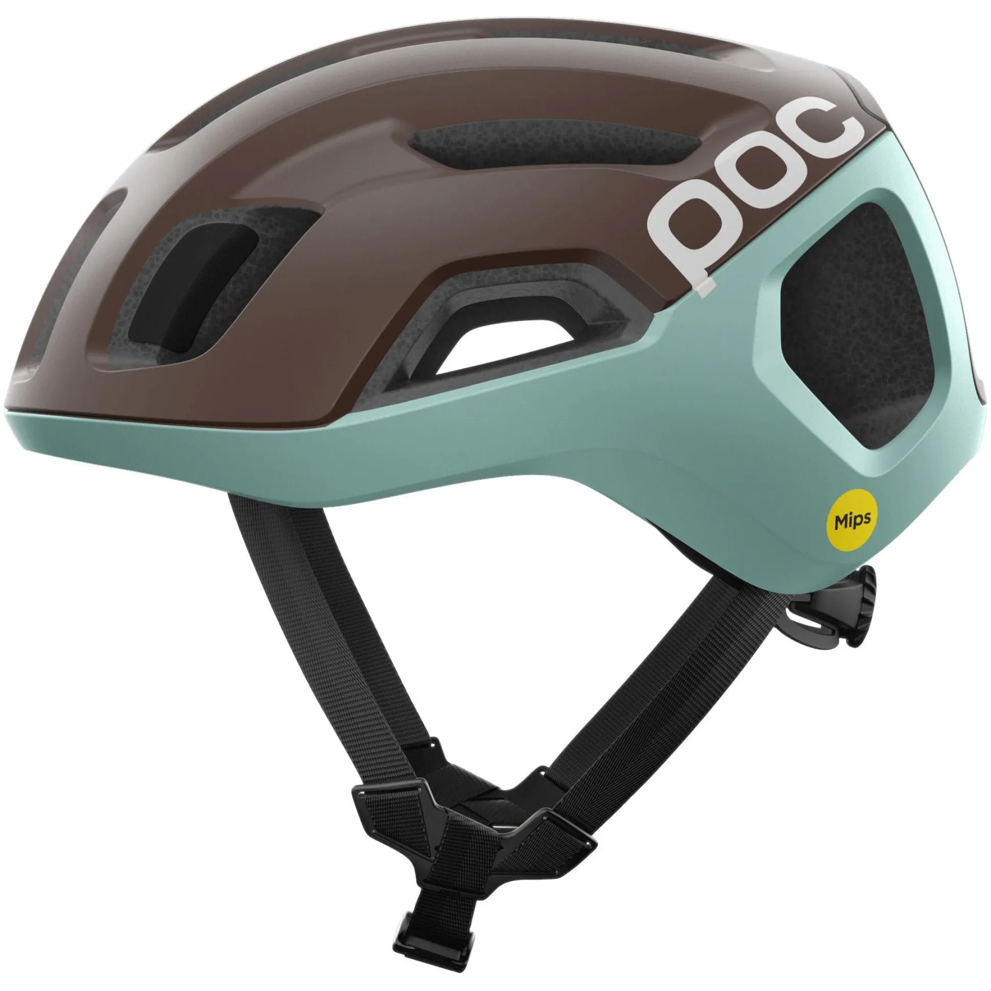 Casco Poc Ventral Air Mips - Marrone blu