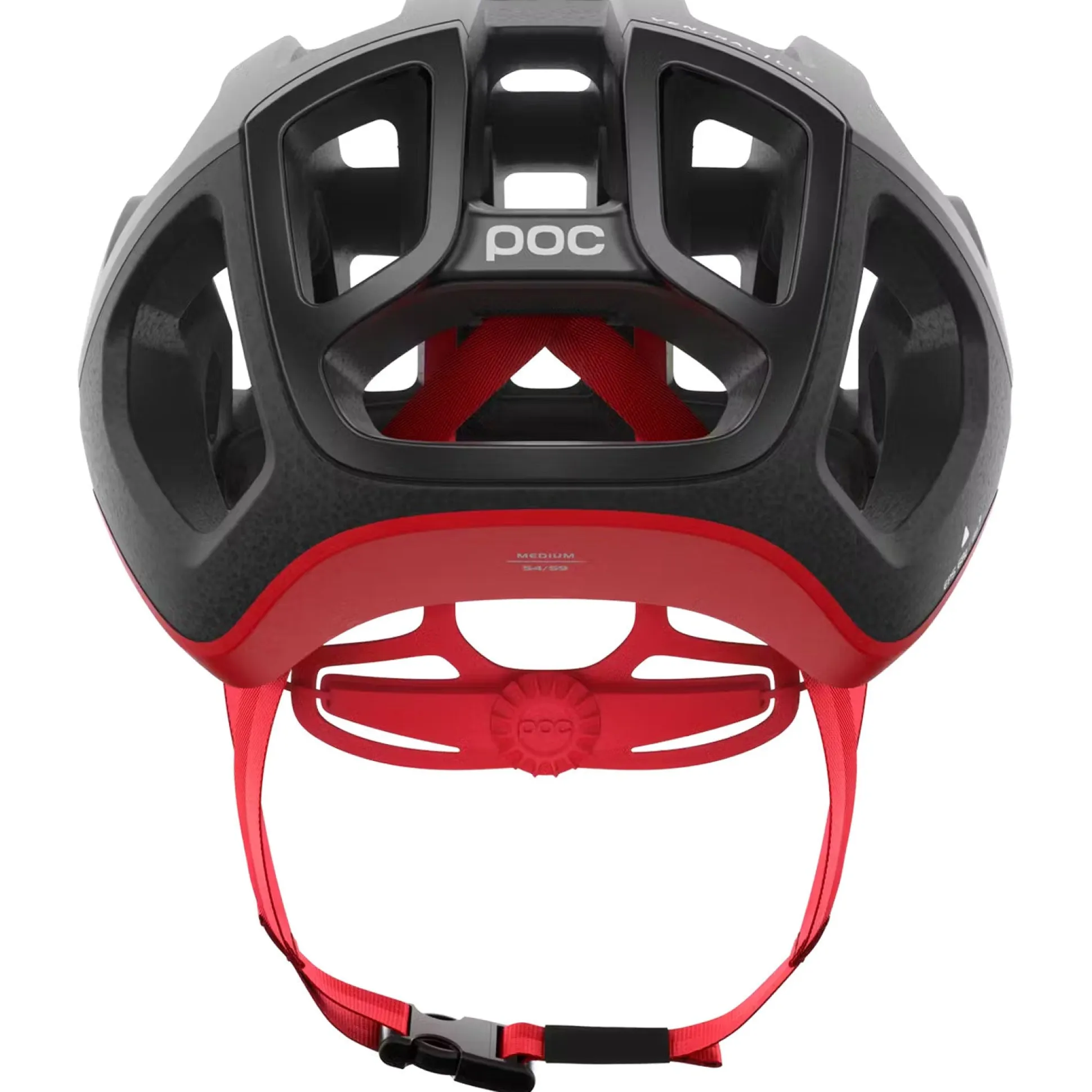 Casco Poc Ventral Lite - Nero rosso