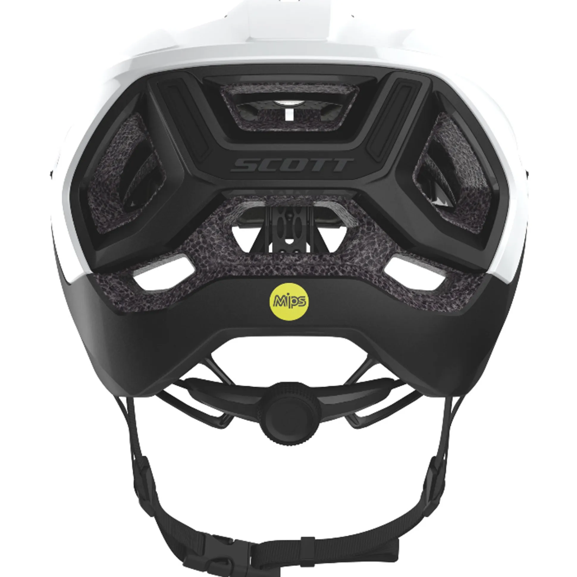 Casco Scott Stego Plus - Bianco nero