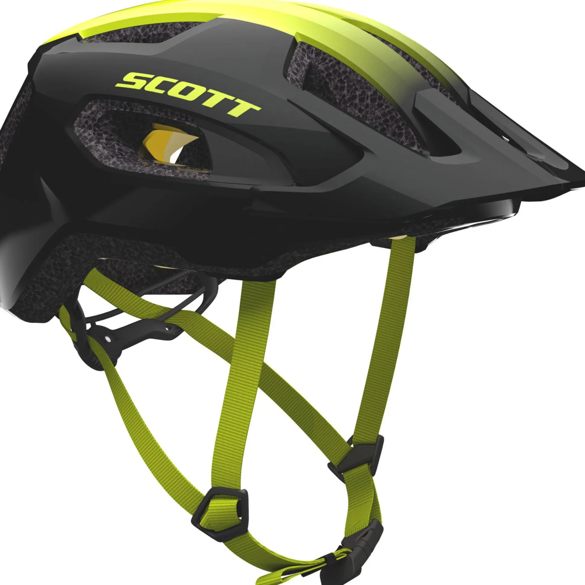 Casco Scott Supra Plus - Nero giallo