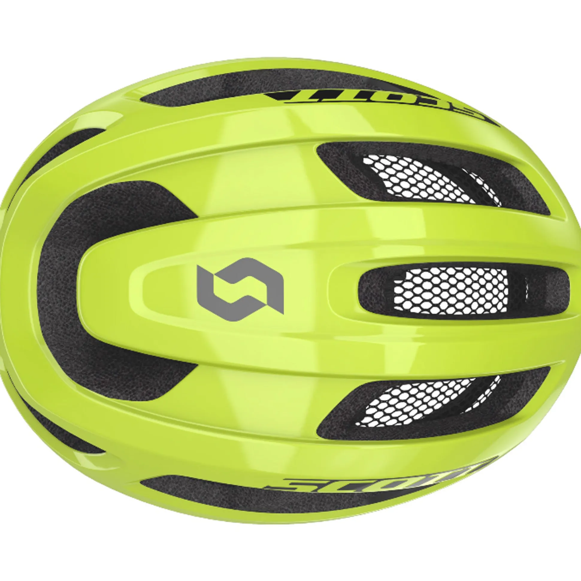 Casco Scott Supra Road - Giallo fluo
