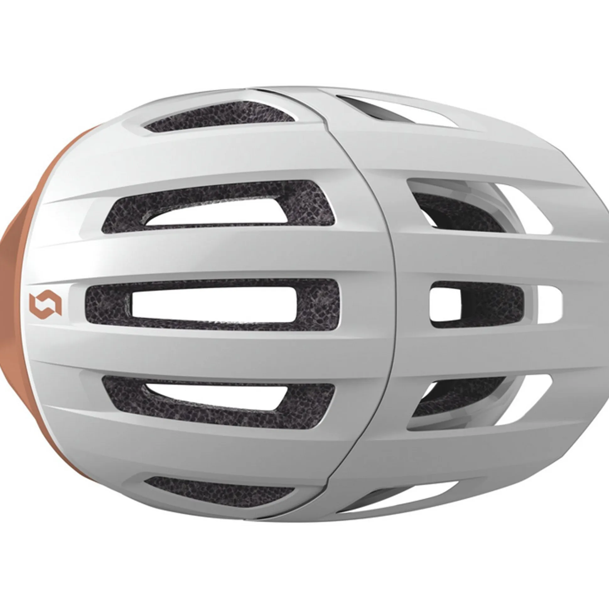 Casco Scott Tago Plus - Bianco marrone