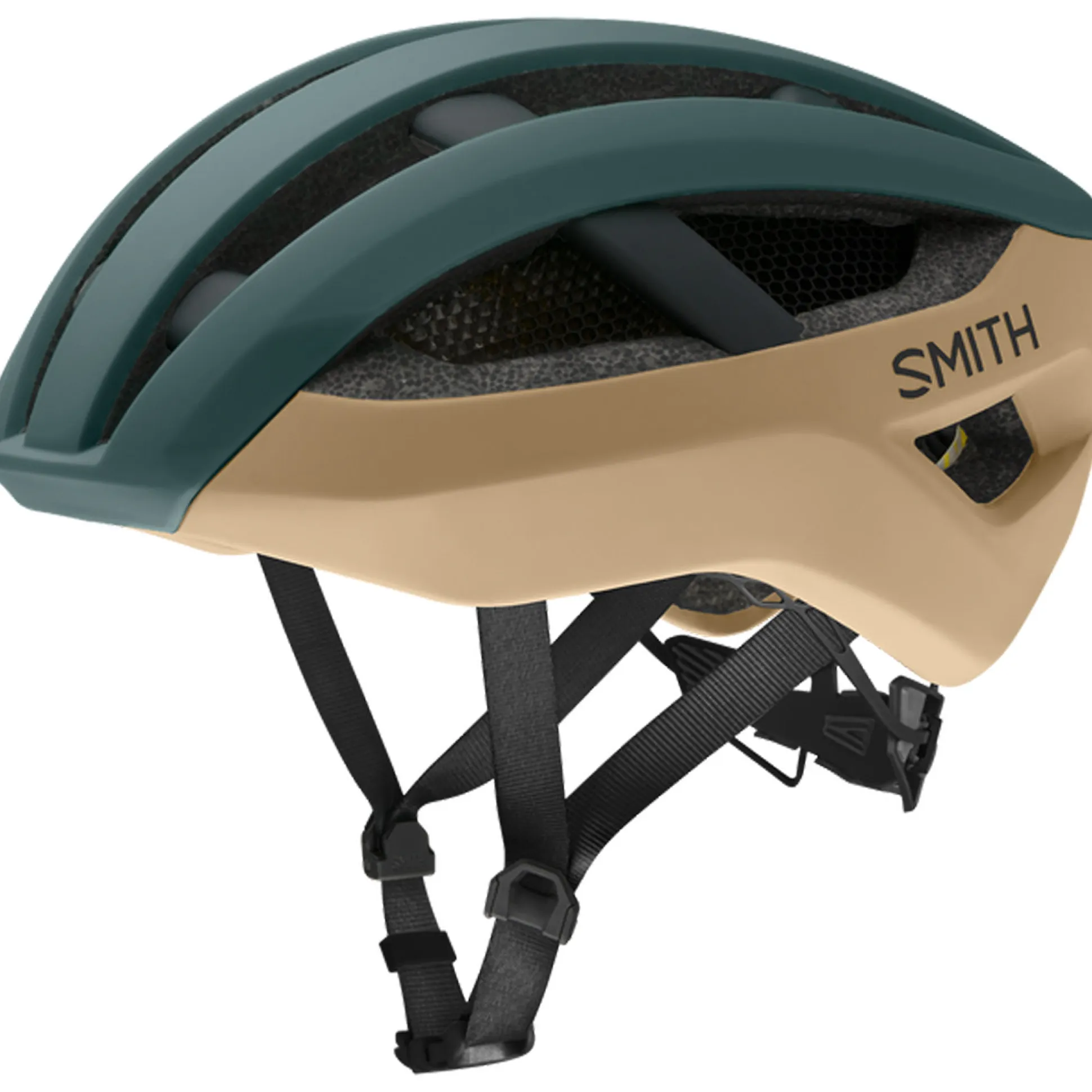 Casco Smith Network Mips - Verde marrone