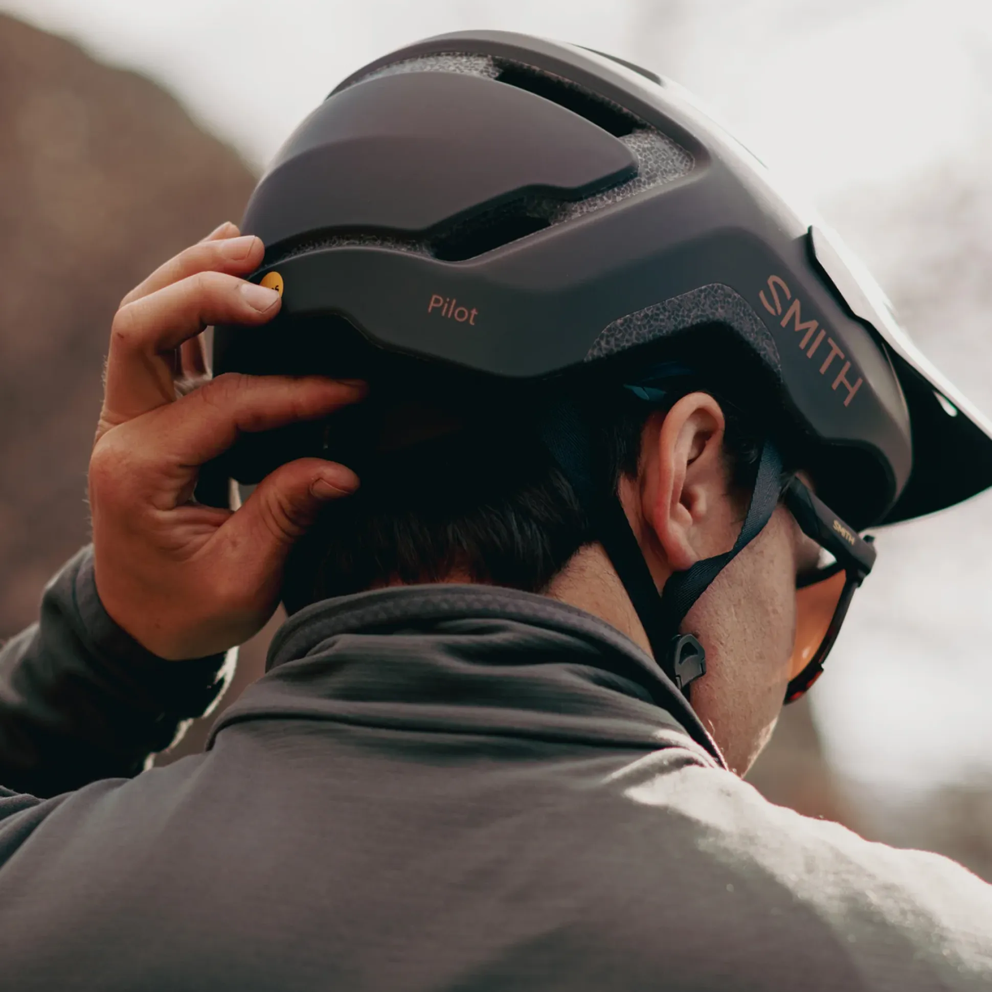Casco Smith Pilot Mips - Grigio scuro