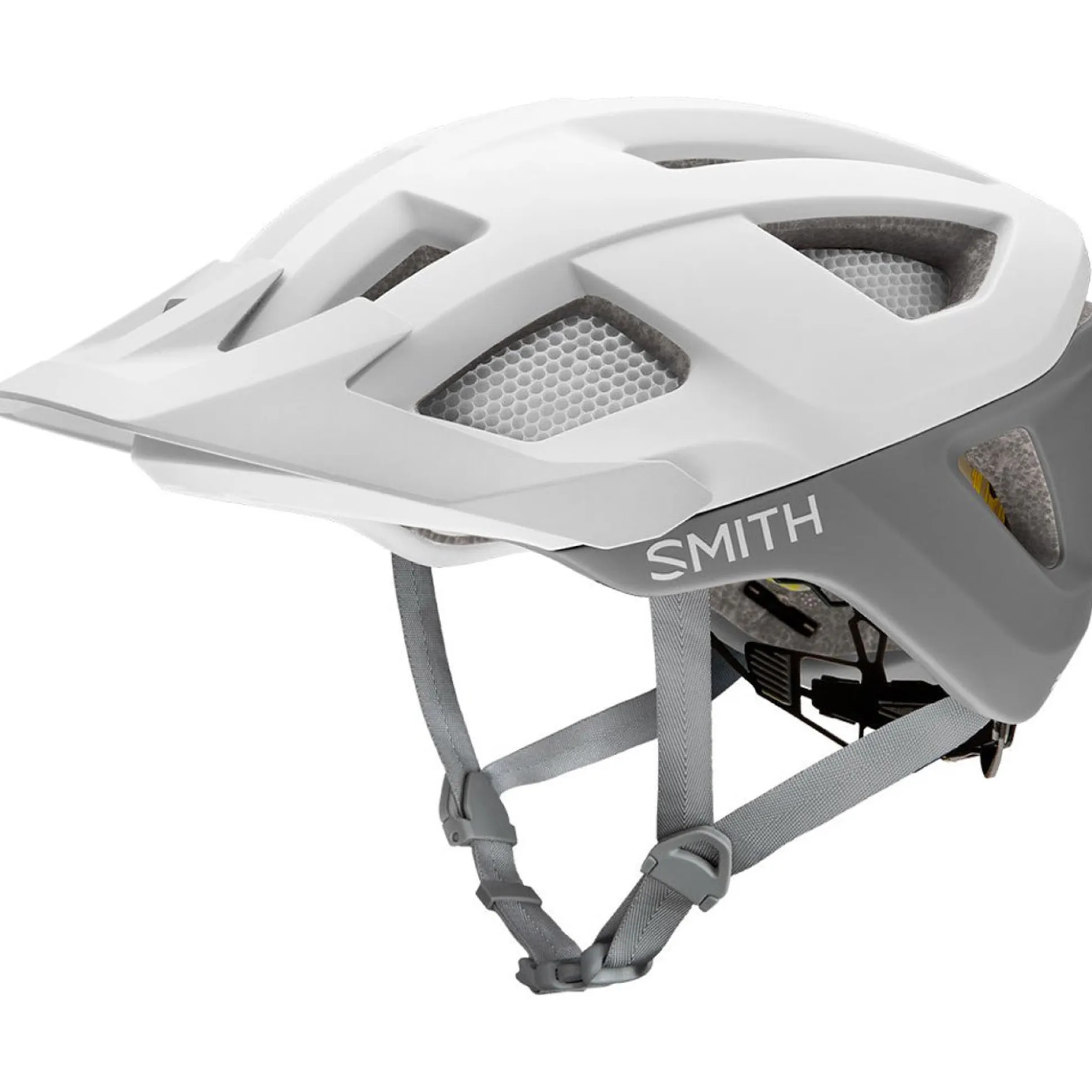 Casco Smith Session Mips - Bianco grigio