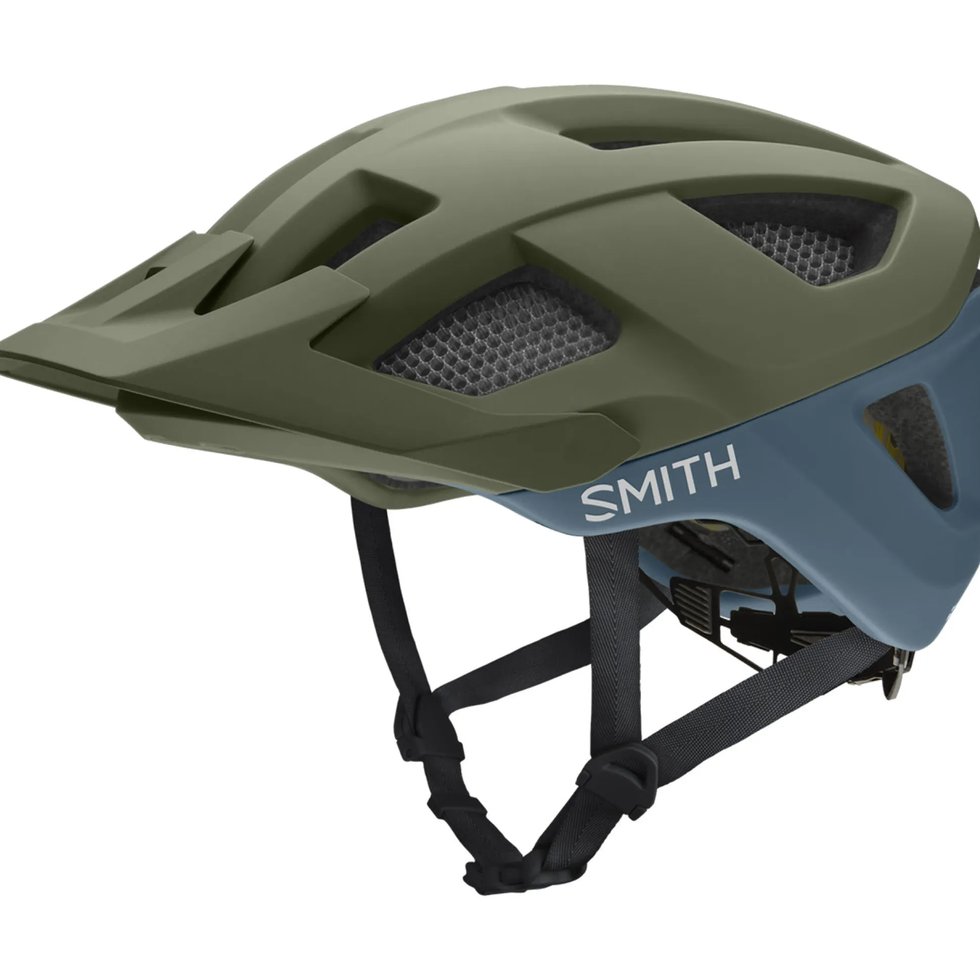 Casco Smith Session Mips - Verde grigio