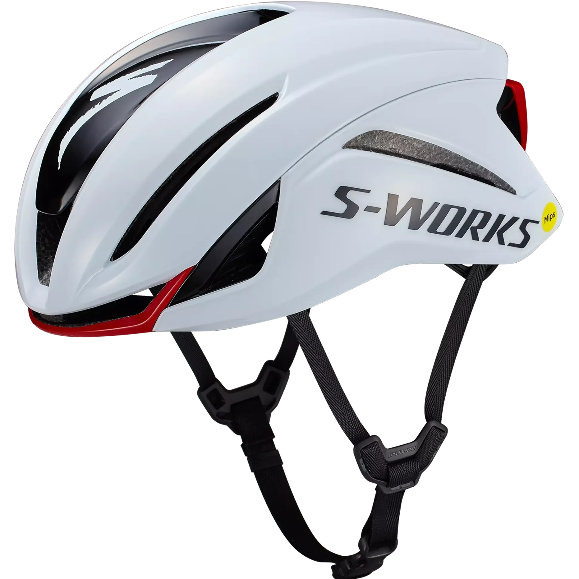 Casco Specialized S-Works Evade 4 - Bianco rosso