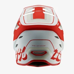 Casco 100% Status - Bianco rosso