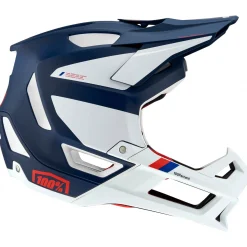 Casco 100% Trajecta - Bianco blu