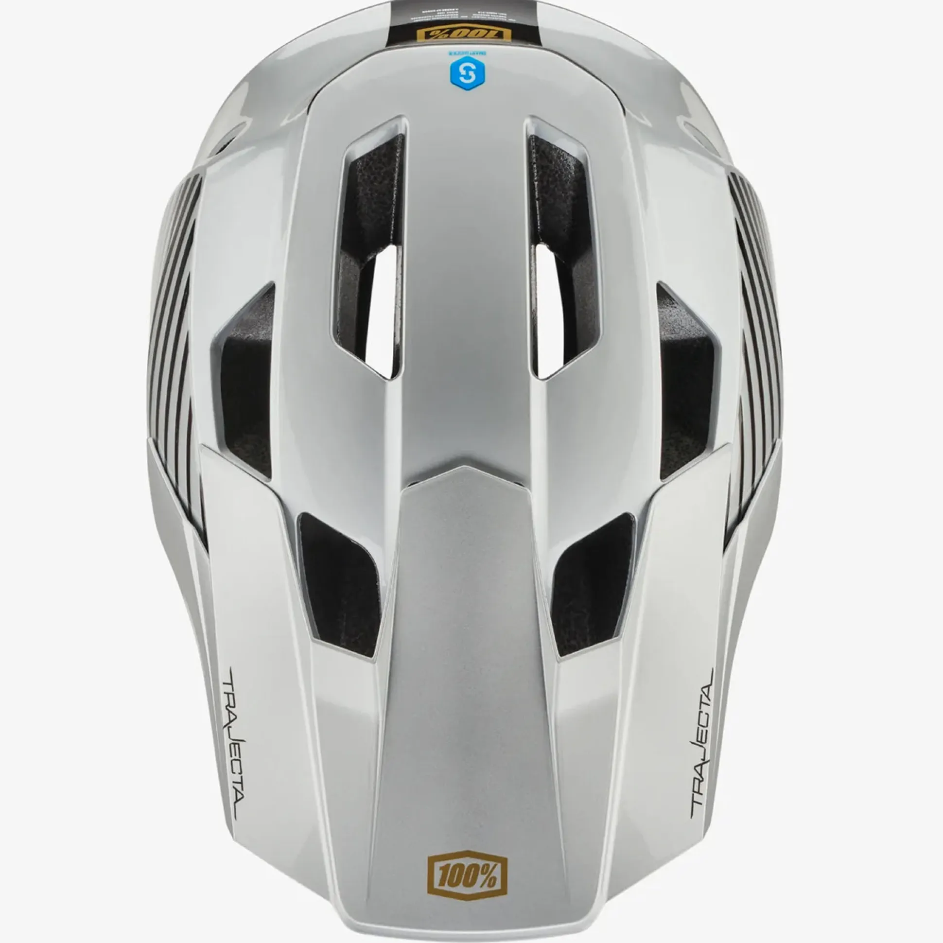 Casco 100% Trajecta w/Fidlock - Silver