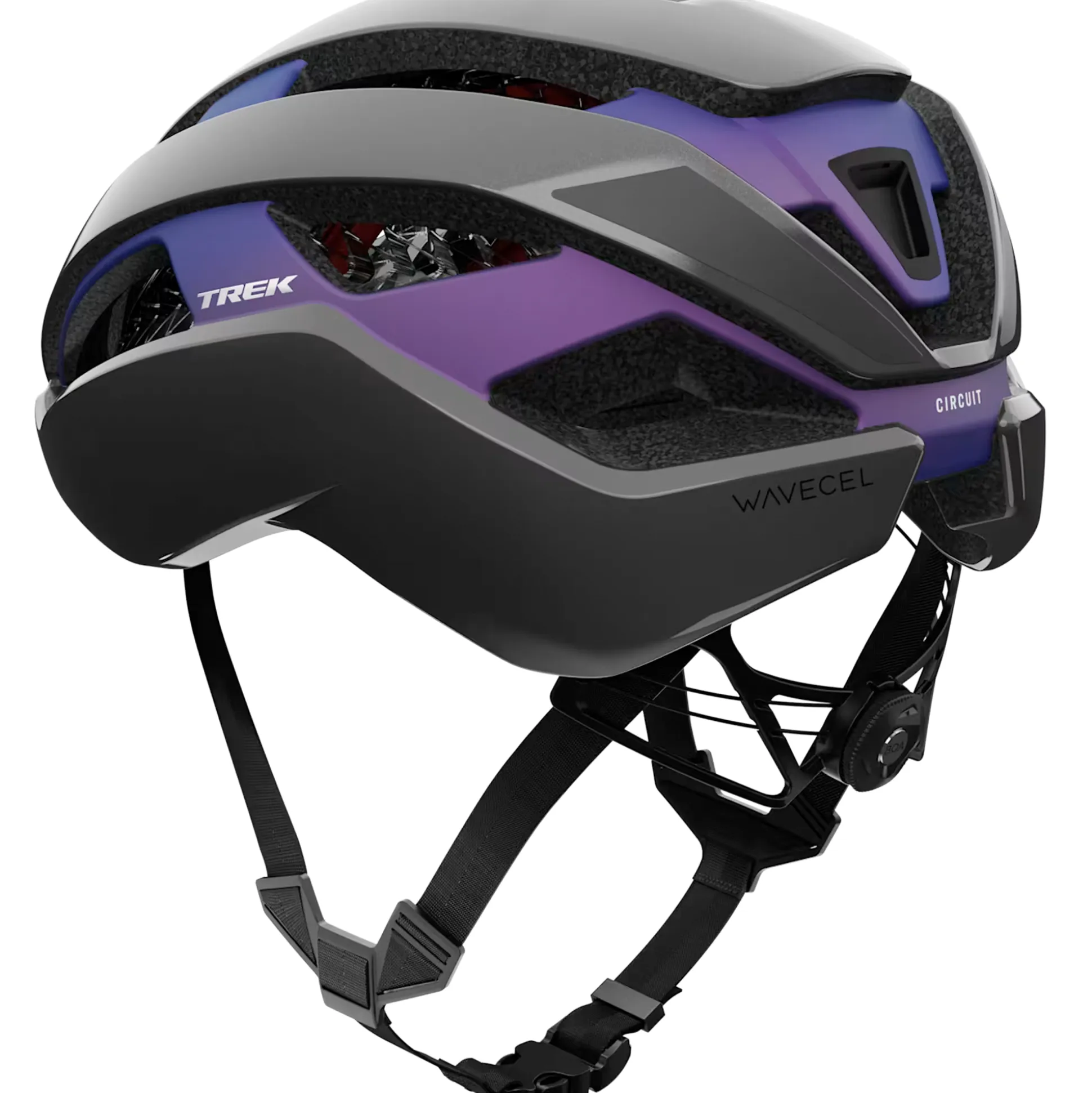 Casco Trek Circuit WaveCel - Nero viola