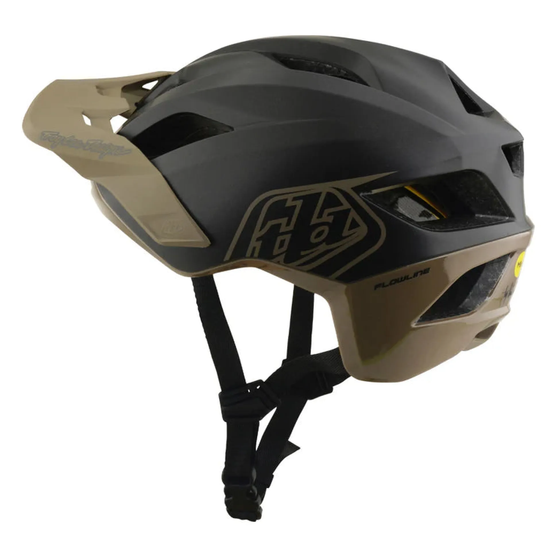 Casco Troy Lee Designs Flowline - Nero marrone