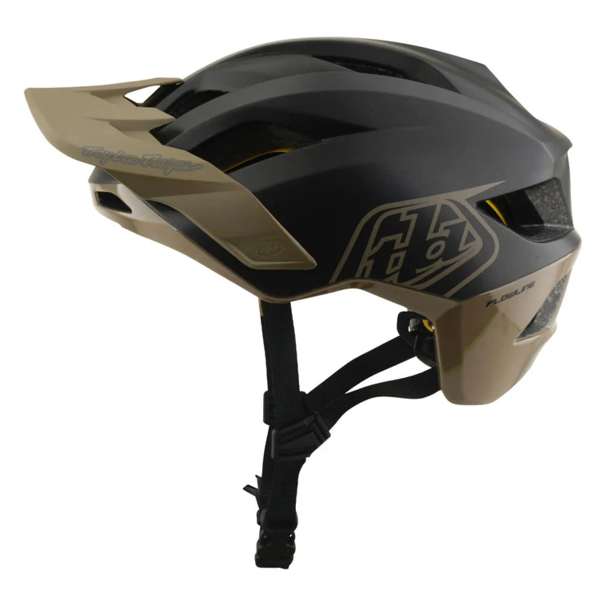 Casco Troy Lee Designs Flowline - Nero marrone
