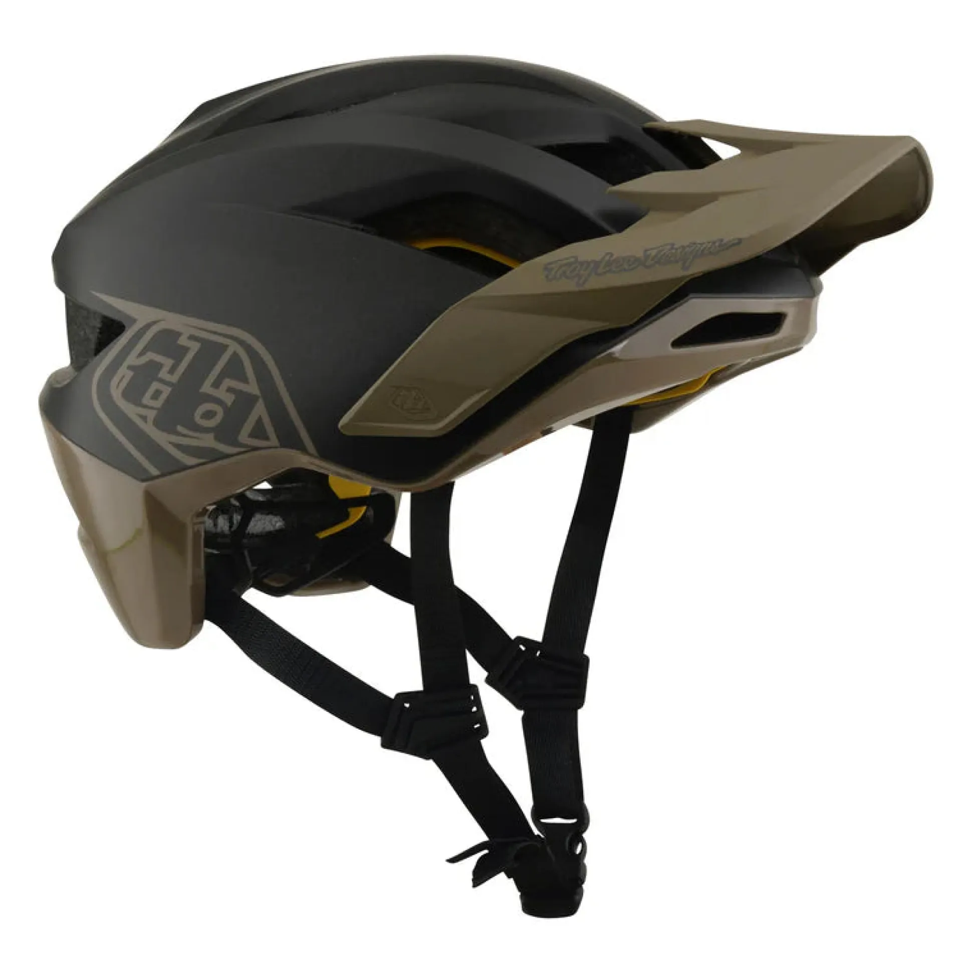 Casco Troy Lee Designs Flowline - Nero marrone