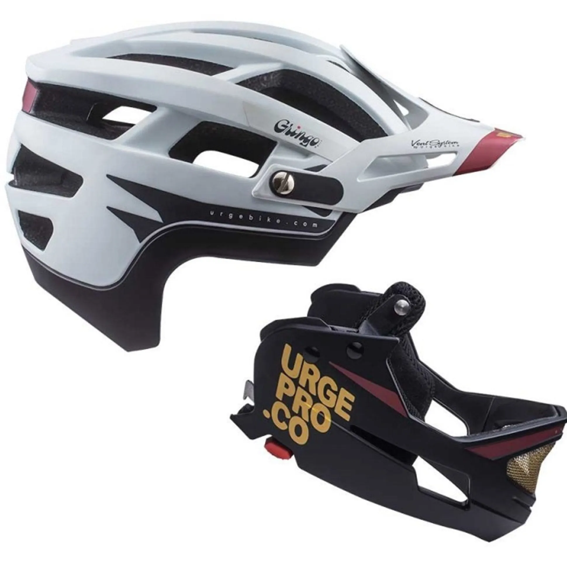 Casco Urge Gringo de la Sierra - Nero bianco