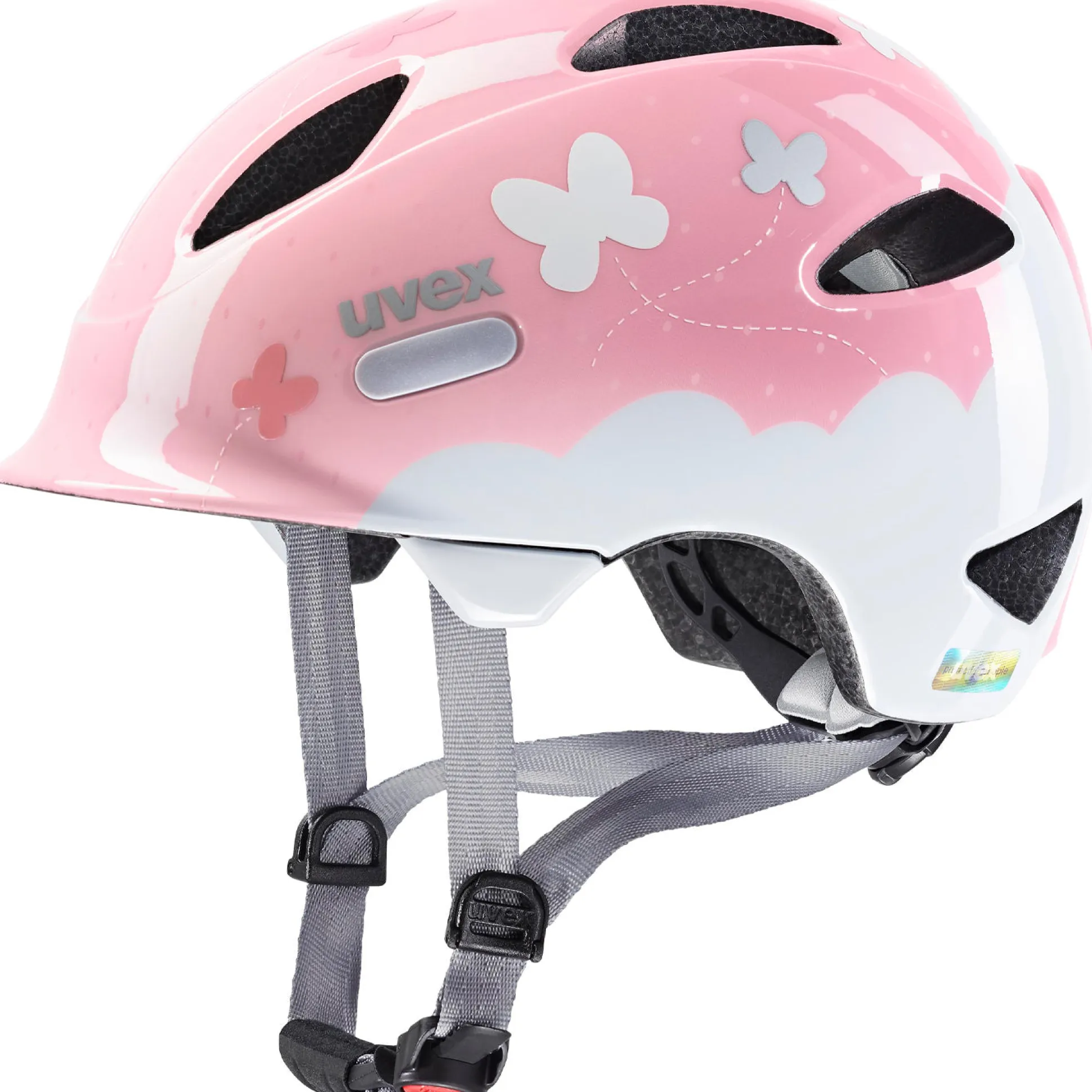 Casco Uvex oyo style - Rosa bianco