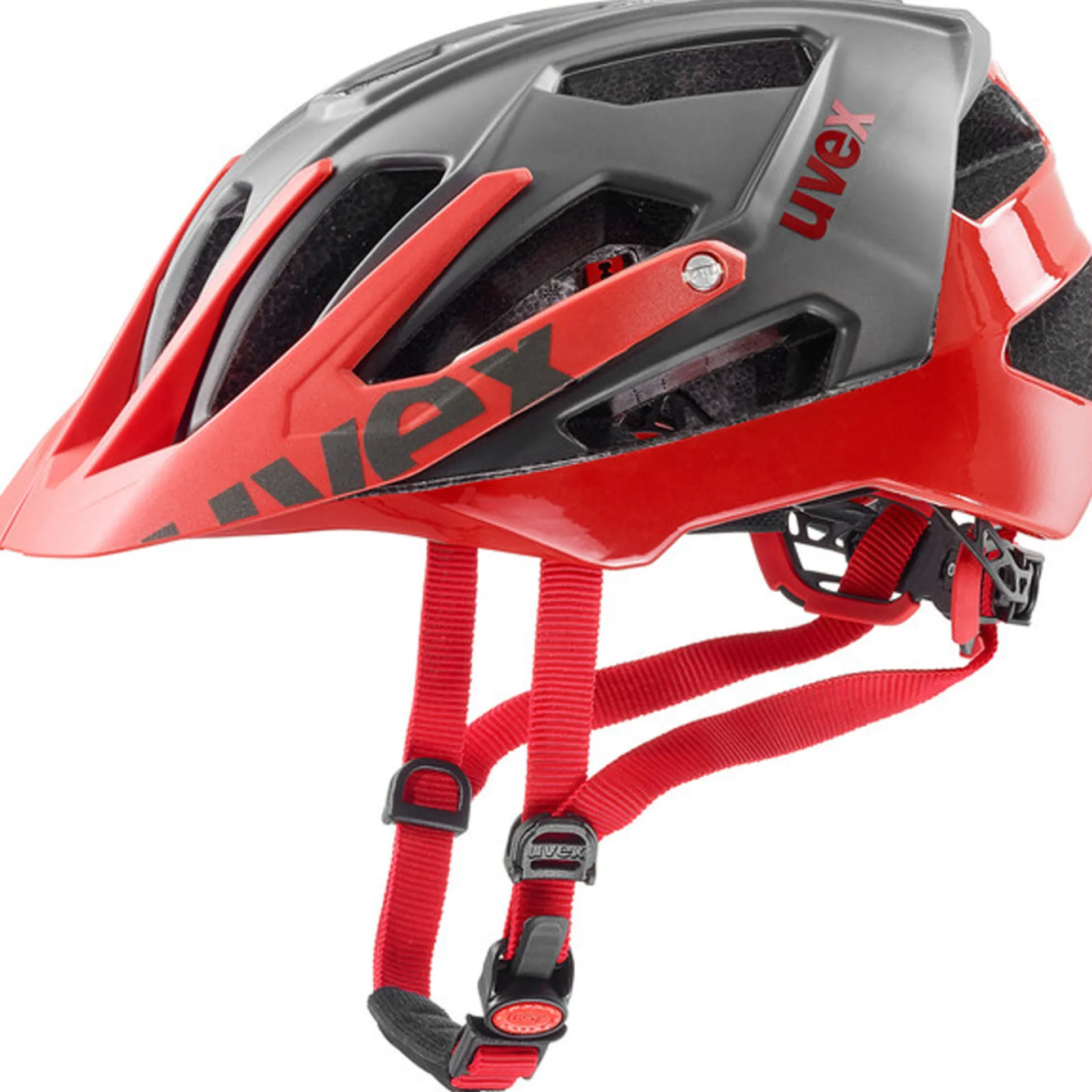 Casco Uvex Quatro - Grigio rosso
