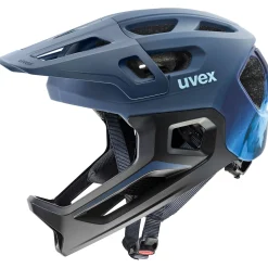 Casco Uvex React Junior Fullface - Blu
