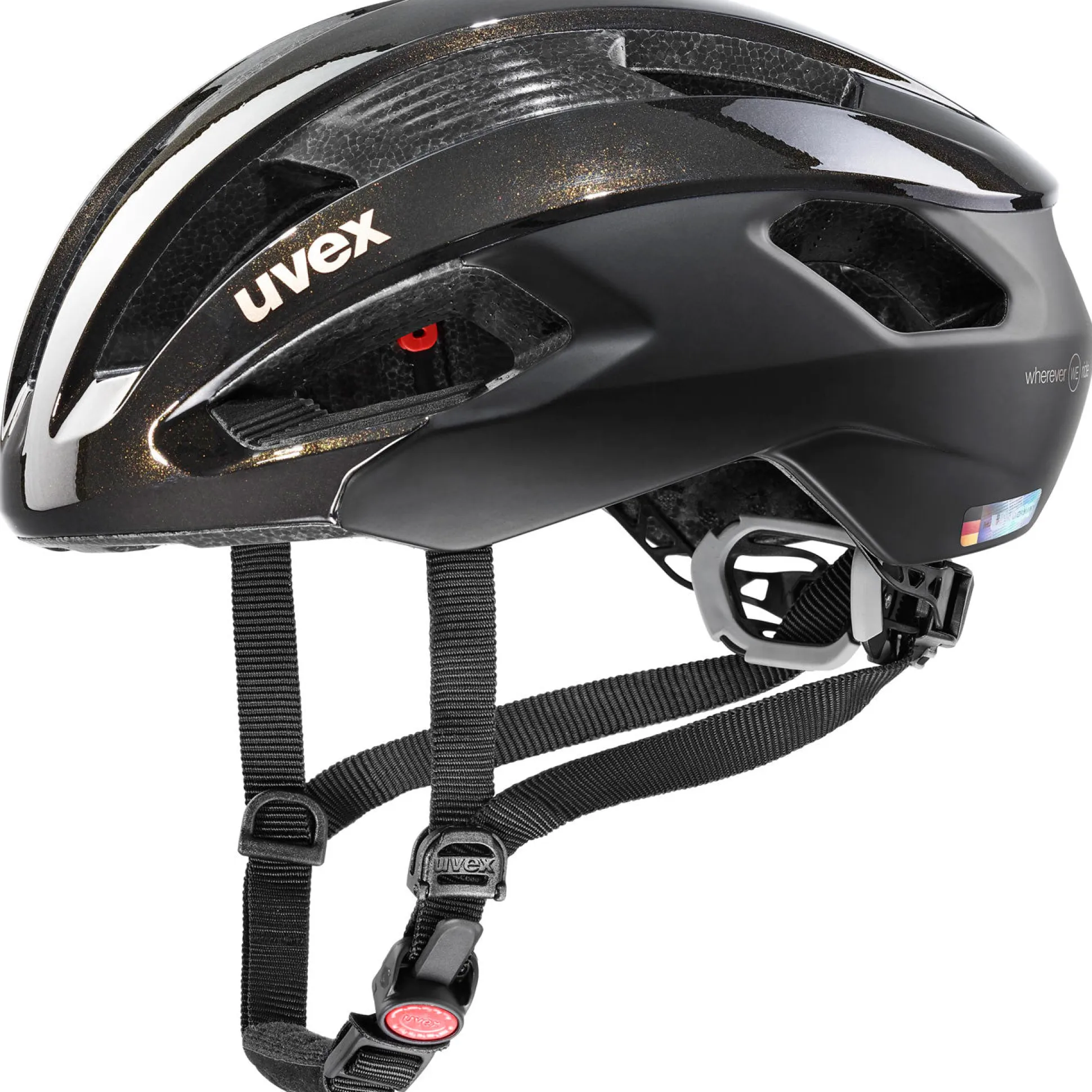 Casco Uvex Rise CC WE - Nero oro