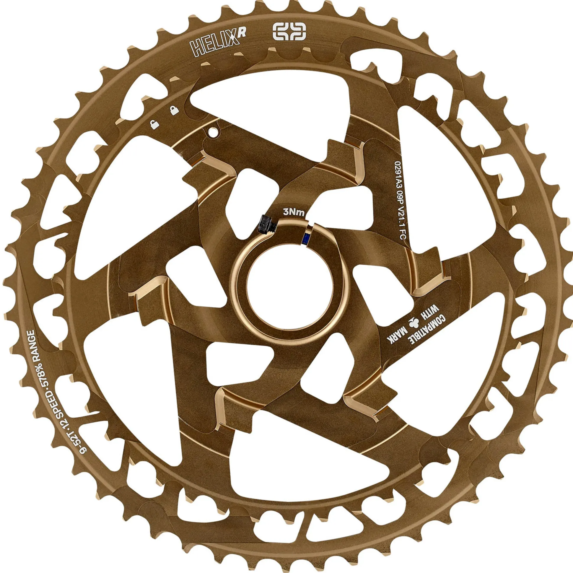 Cassetta ethirteen Helix R 9-52T 12v - Bronzo