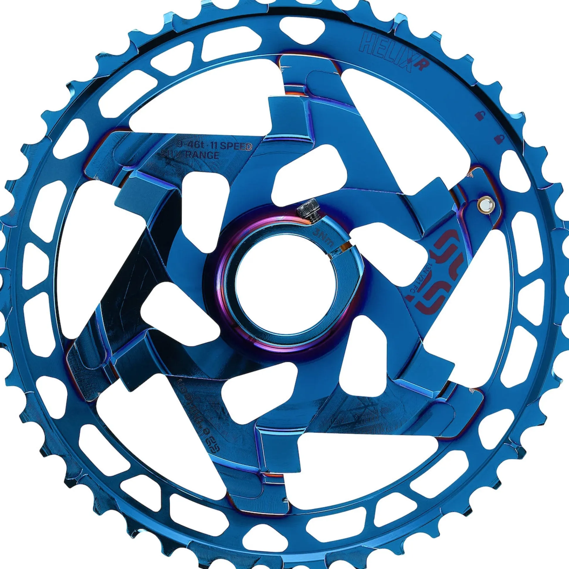 Cassetta ethirteen Helix R 9-46T 11v - Blu