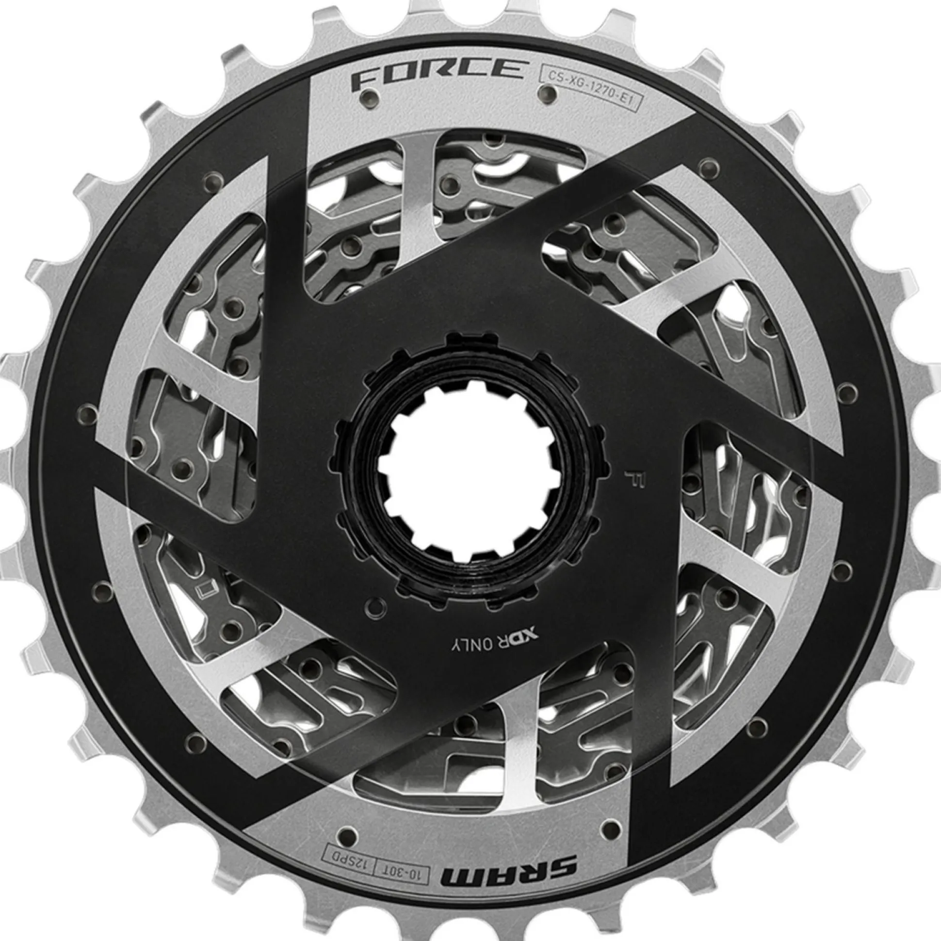 Cassetta Sram Force XG-1270 Silver E1 - 12v