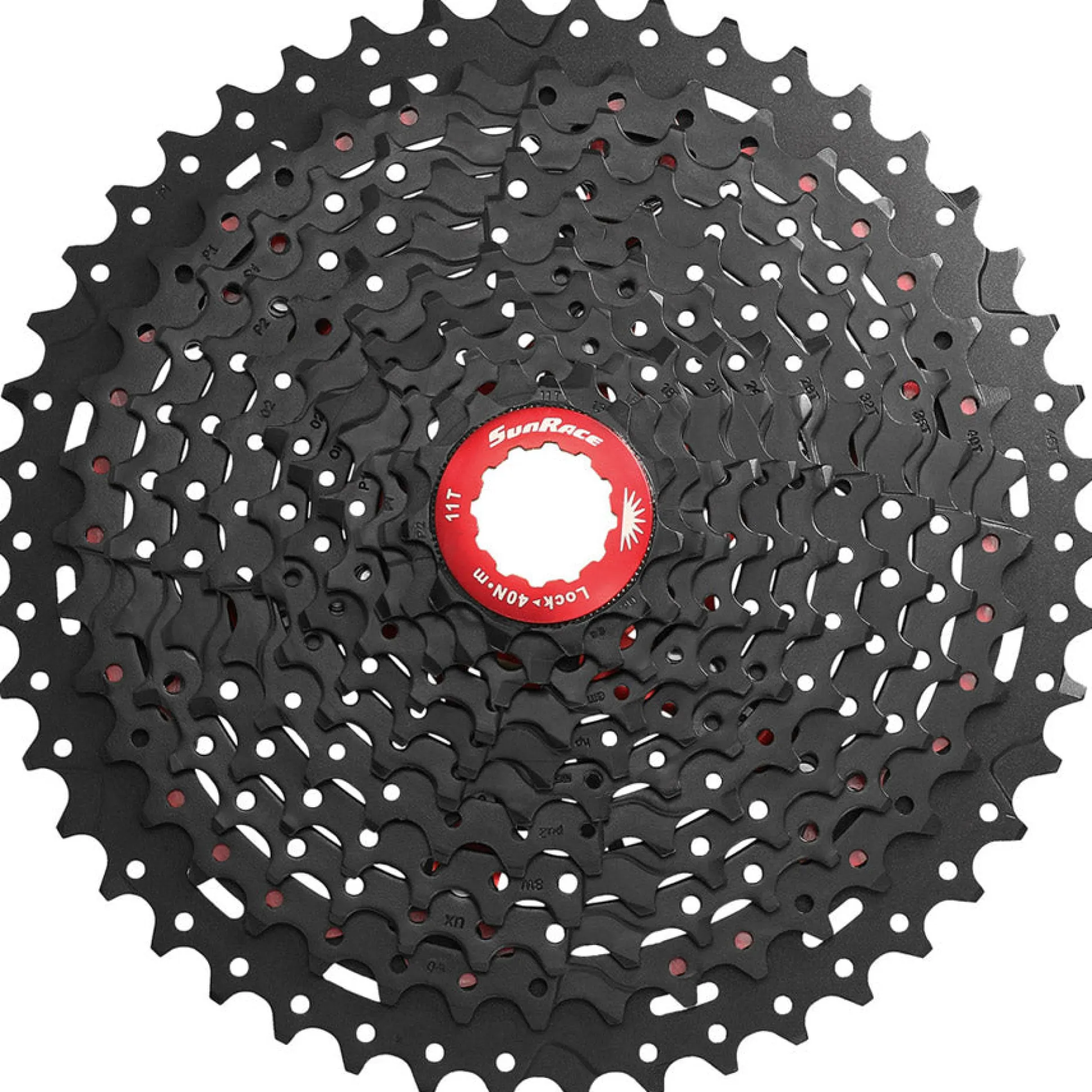 Cassetta SunRace MX80 Black Chrome - 11-50