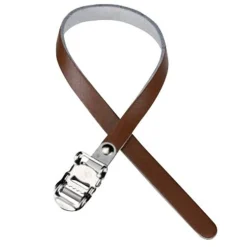 Cinghie per pedali Brn Leather - Marrone