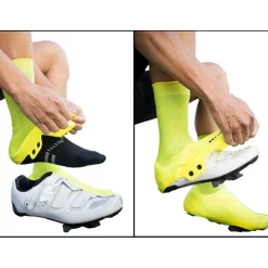 Copriscarpe VeloToze Tall Road Snap - Bianco