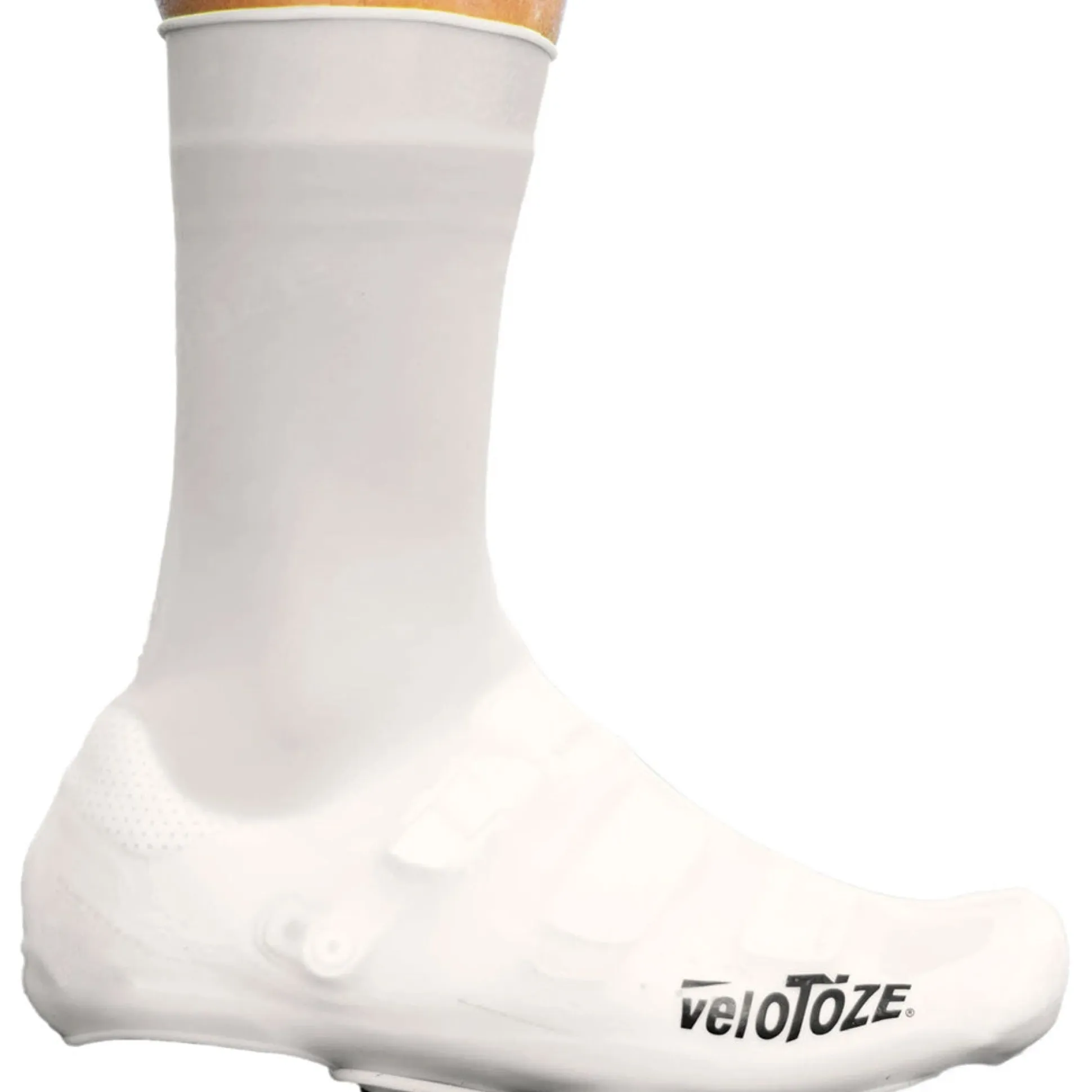 Copriscarpe VeloToze Tall Road Snap - Bianco
