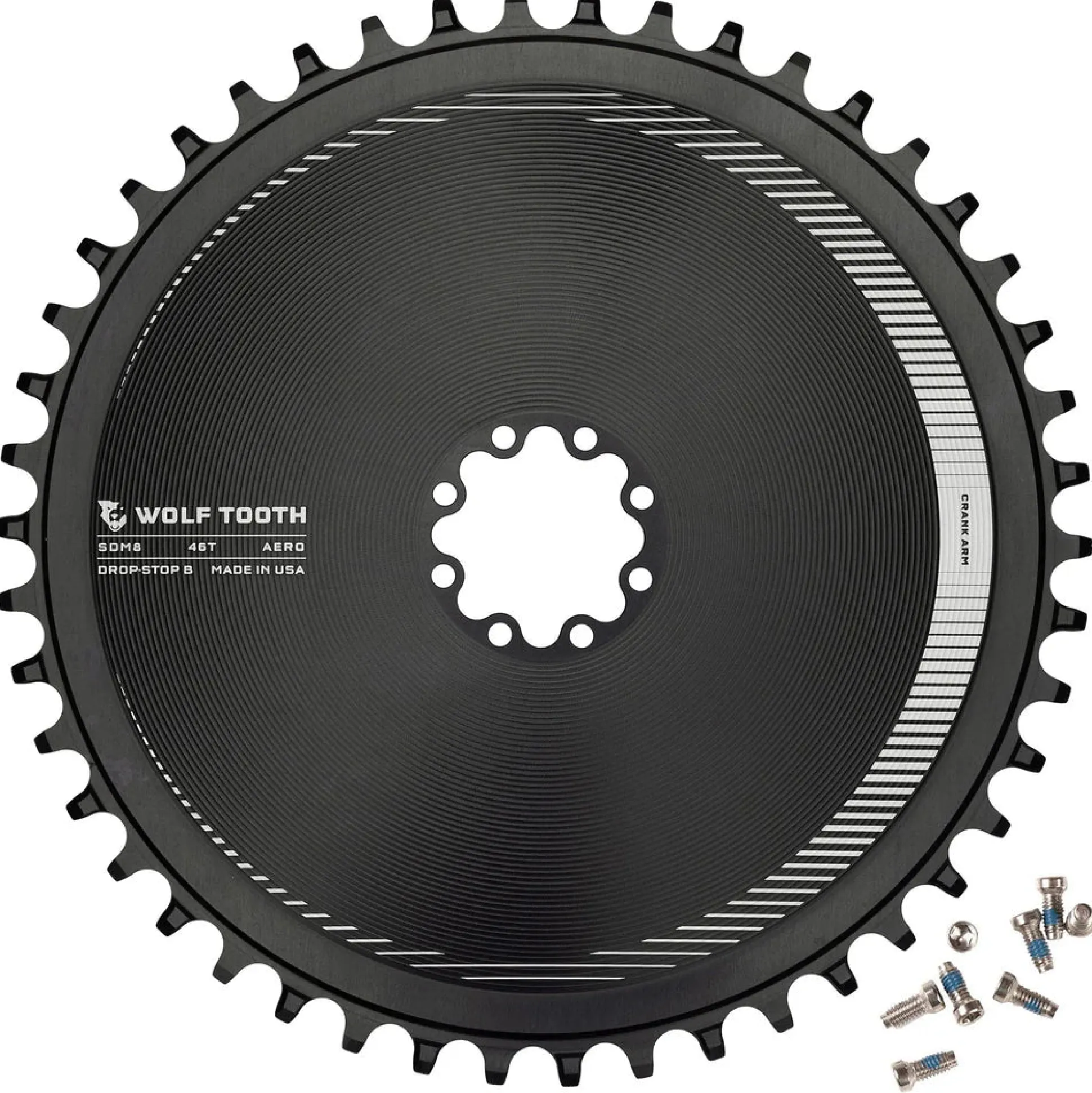 Corona Wolftooth Aero Sram T-Type 8 Bolts Direct Mount - 46T