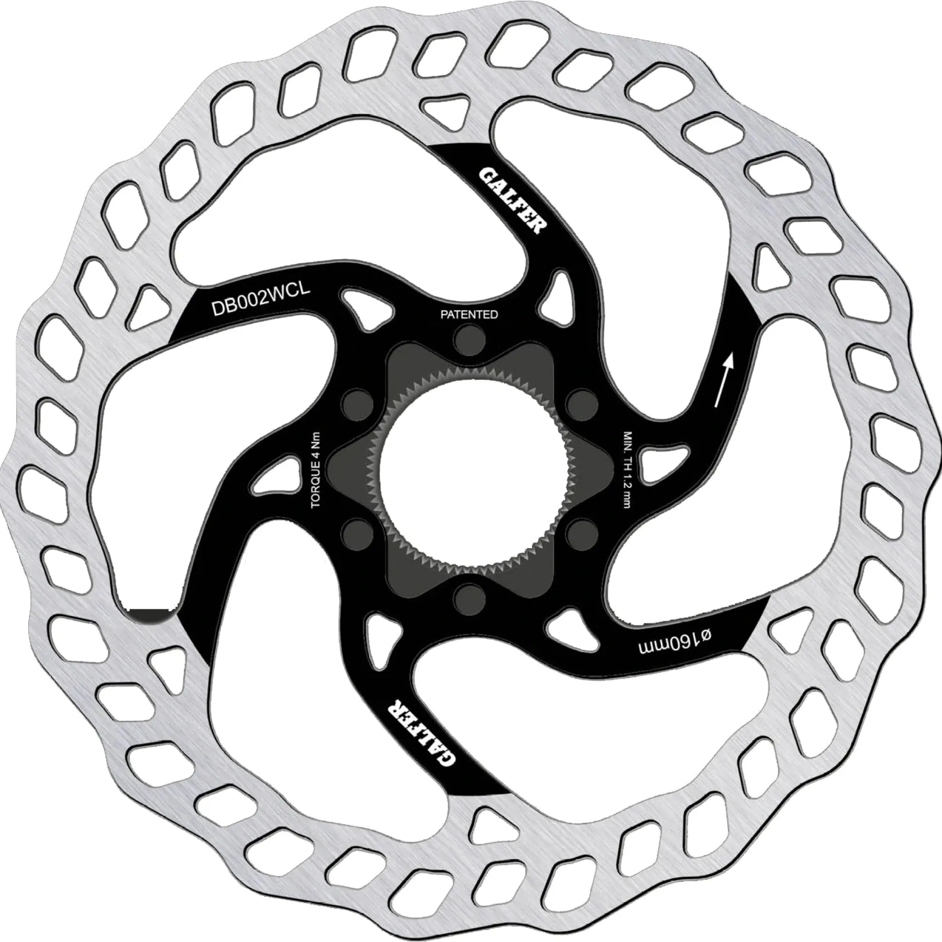 Disco Galfer Mtb Wave Center lock - 180 mm