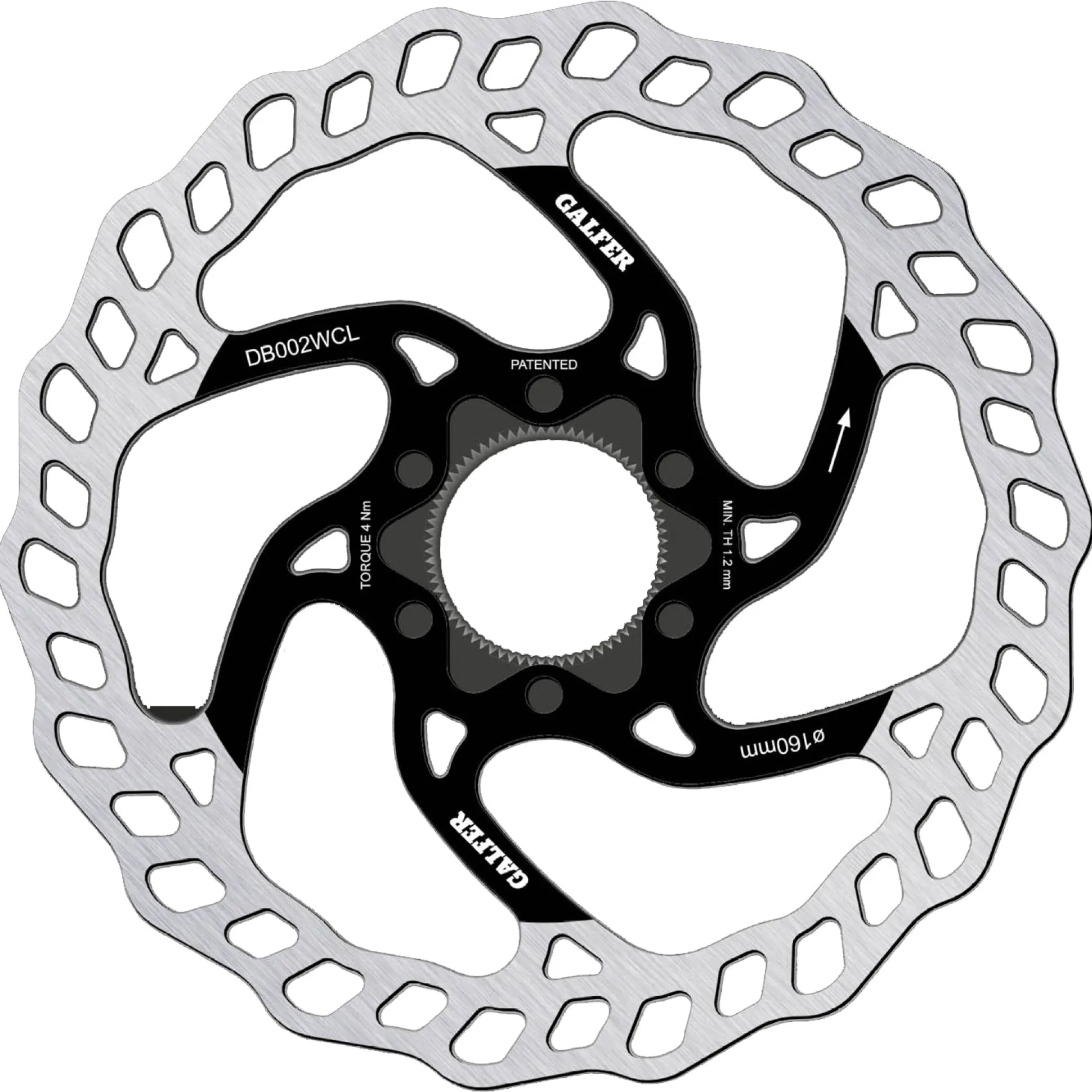 Disco Galfer Mtb Wave Center lock - 160 mm