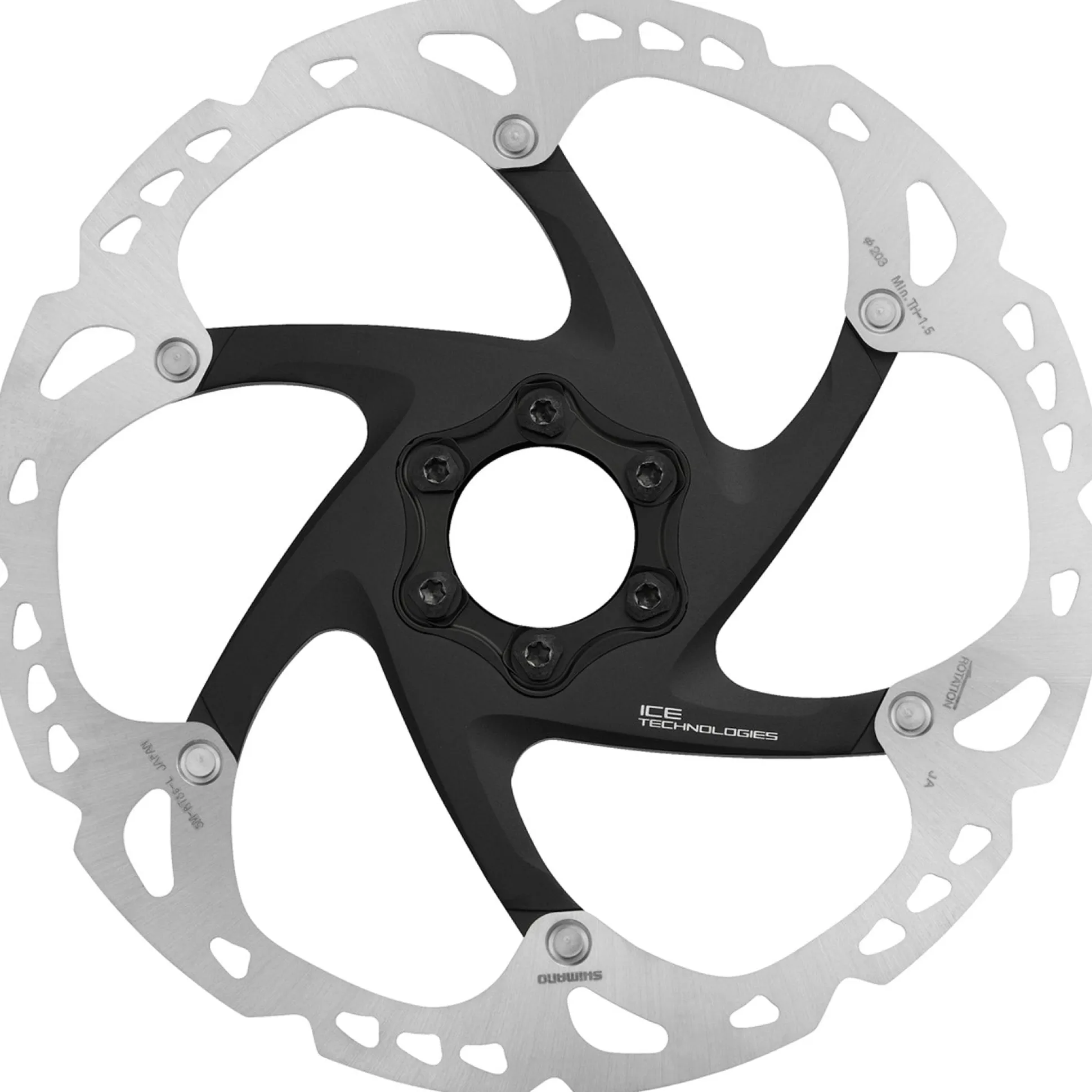 Disco Shimano 6-fori SM-RT86 Ice-Tech - 203mm