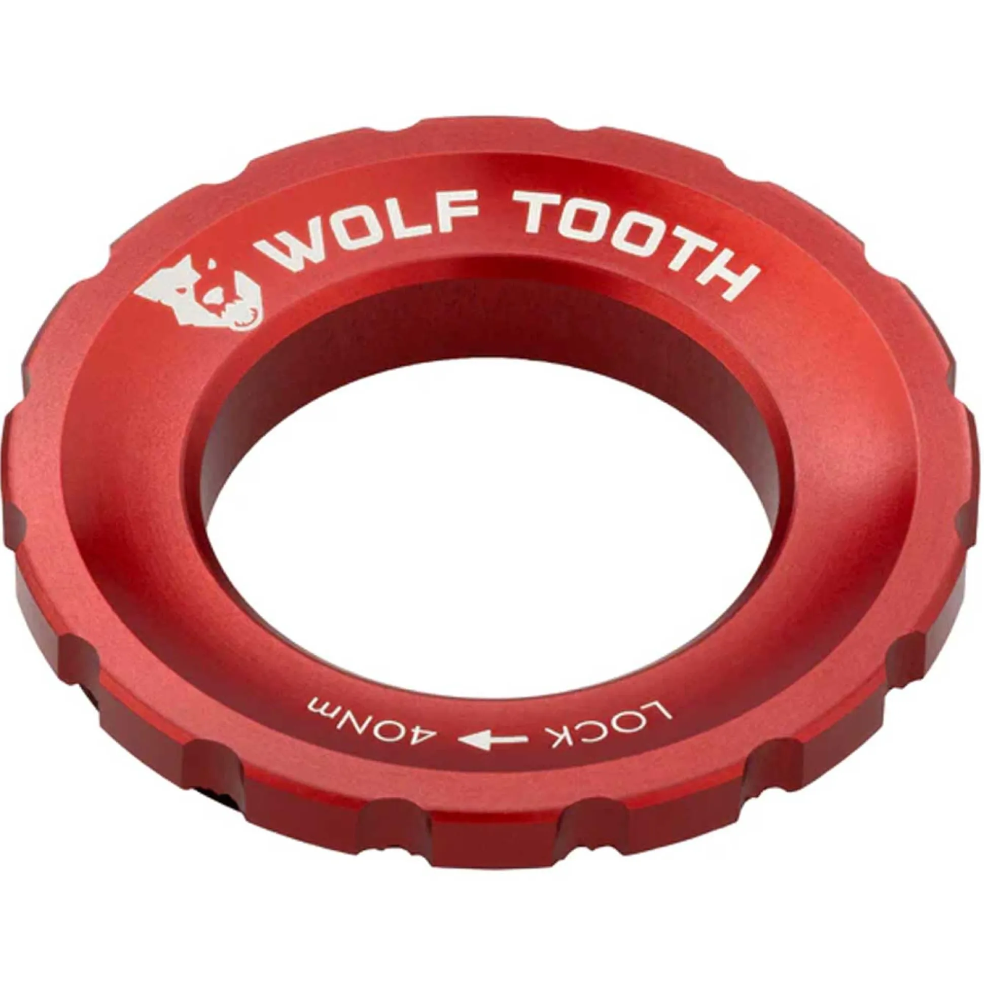 Ghiera Centerlock WolfTooth - Rosso